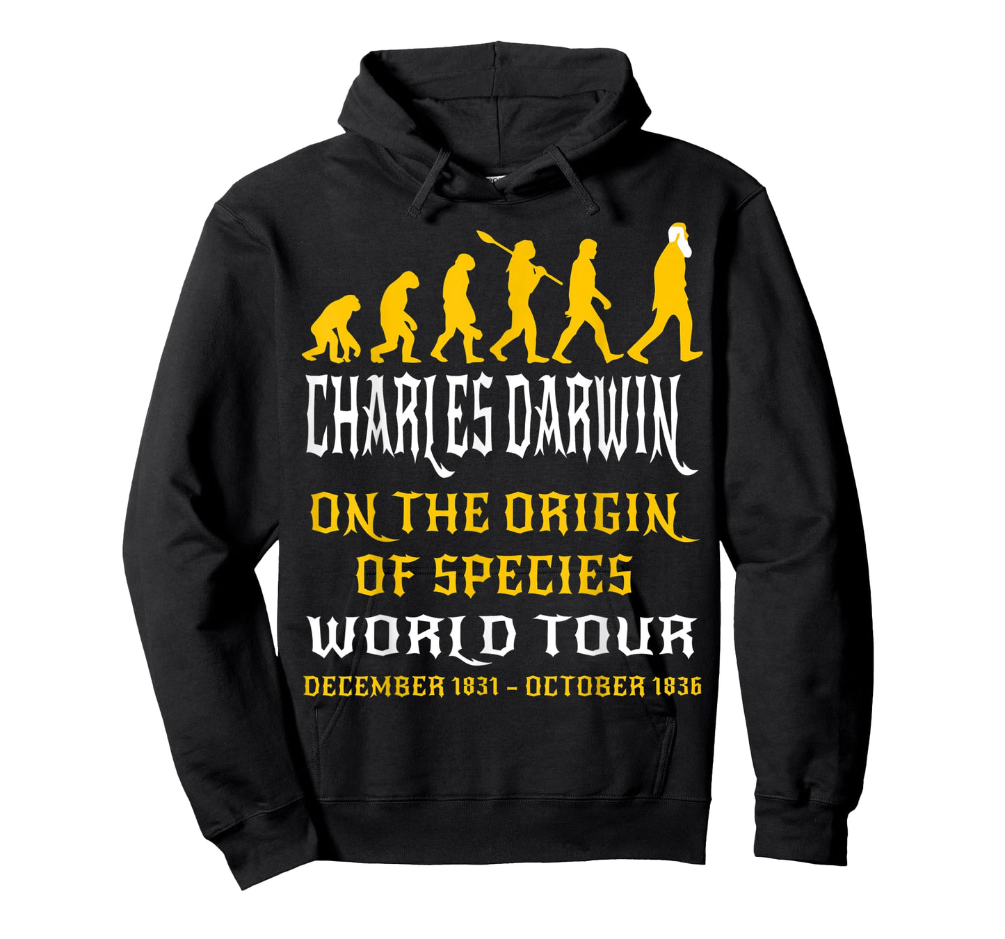 Charles Darwin Origin Species World Tour Evolve Science Geek T-Shirt