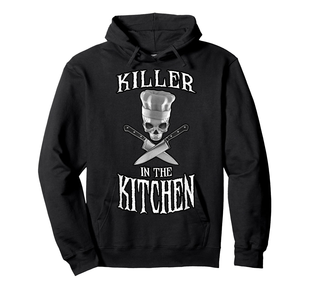 Killer in the Kitchen Funny Chef Skull T-shirt T-Shirt