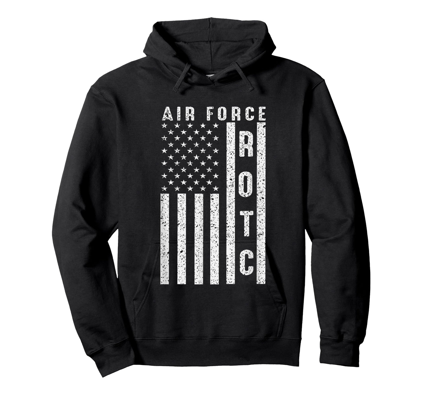 Air Force ROTC USAF ROTC USA Flag Distressed T-Shirt