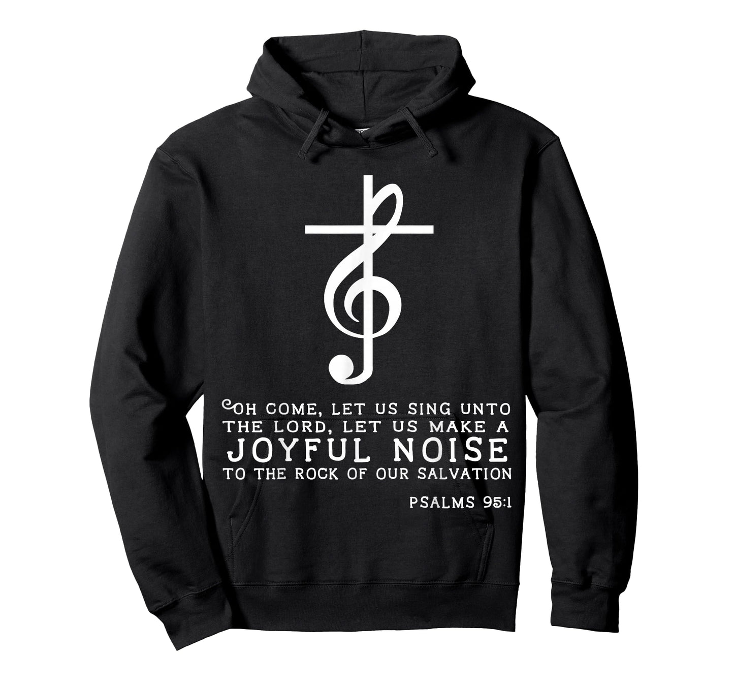 Christian Music Cross Tee Treble Clef Musical Gift Tshirt T-Shirt