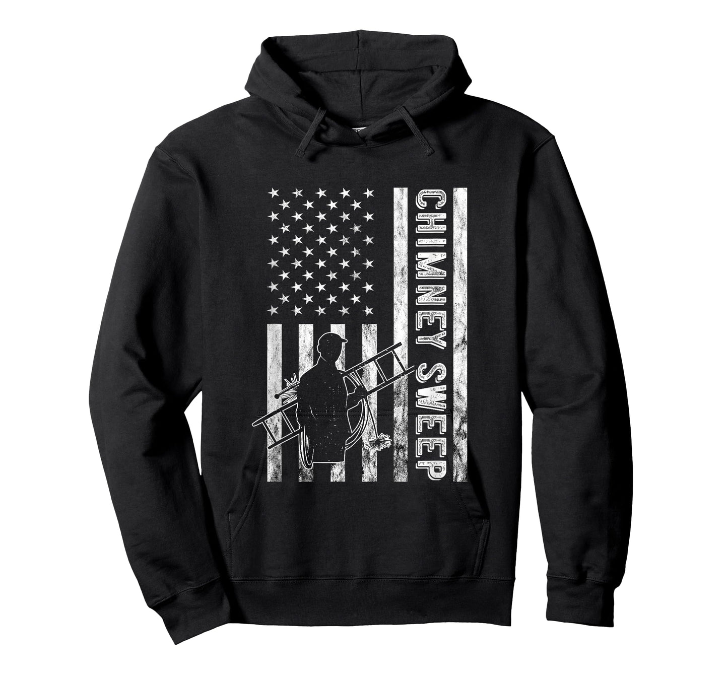 Chimney Sweep Vintage American USA Flag Chimney Sweeper Women Men T-Shirt