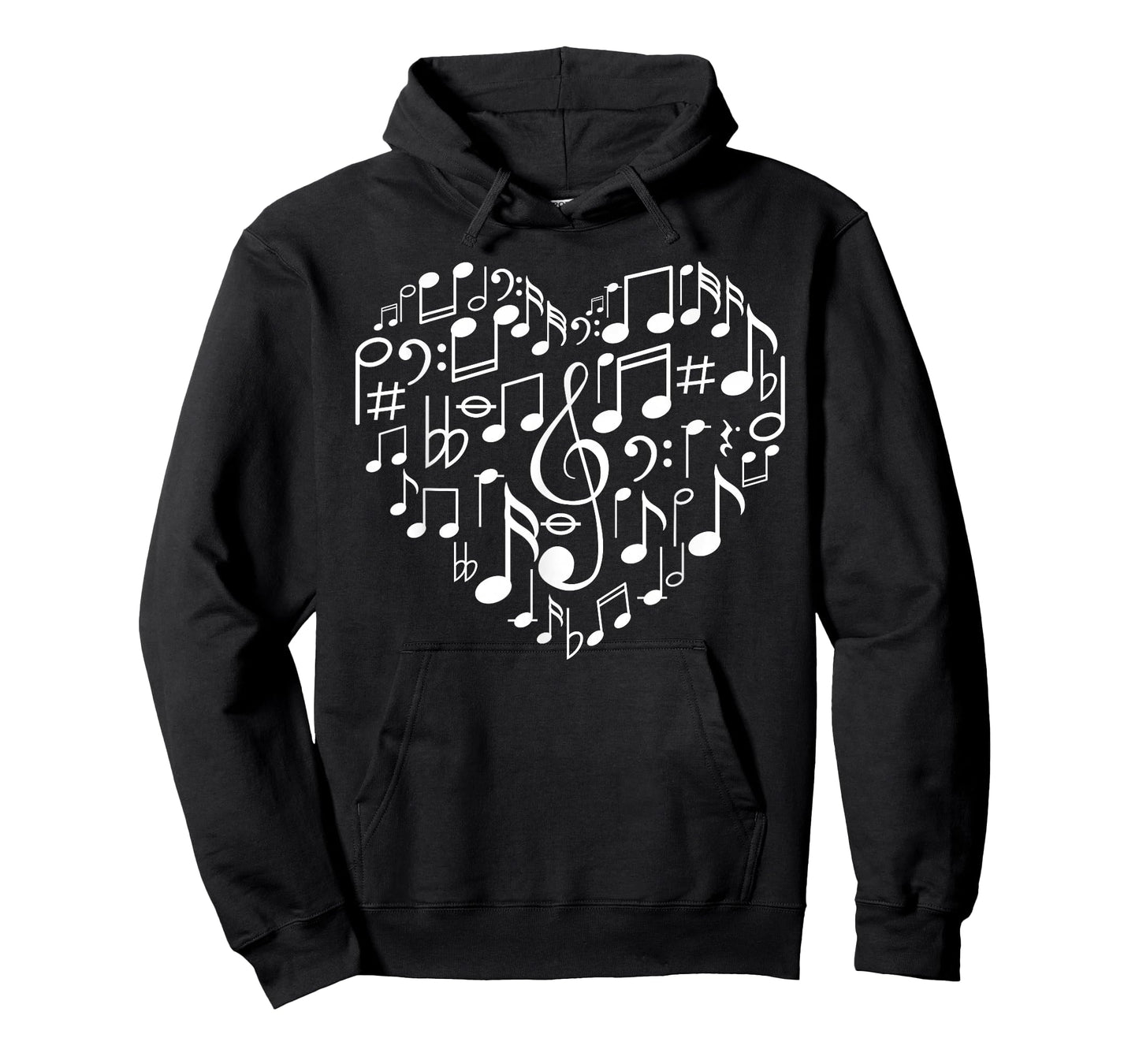 Cool Music Note Art for Men Women Music Musical Note Lover T-Shirt Small