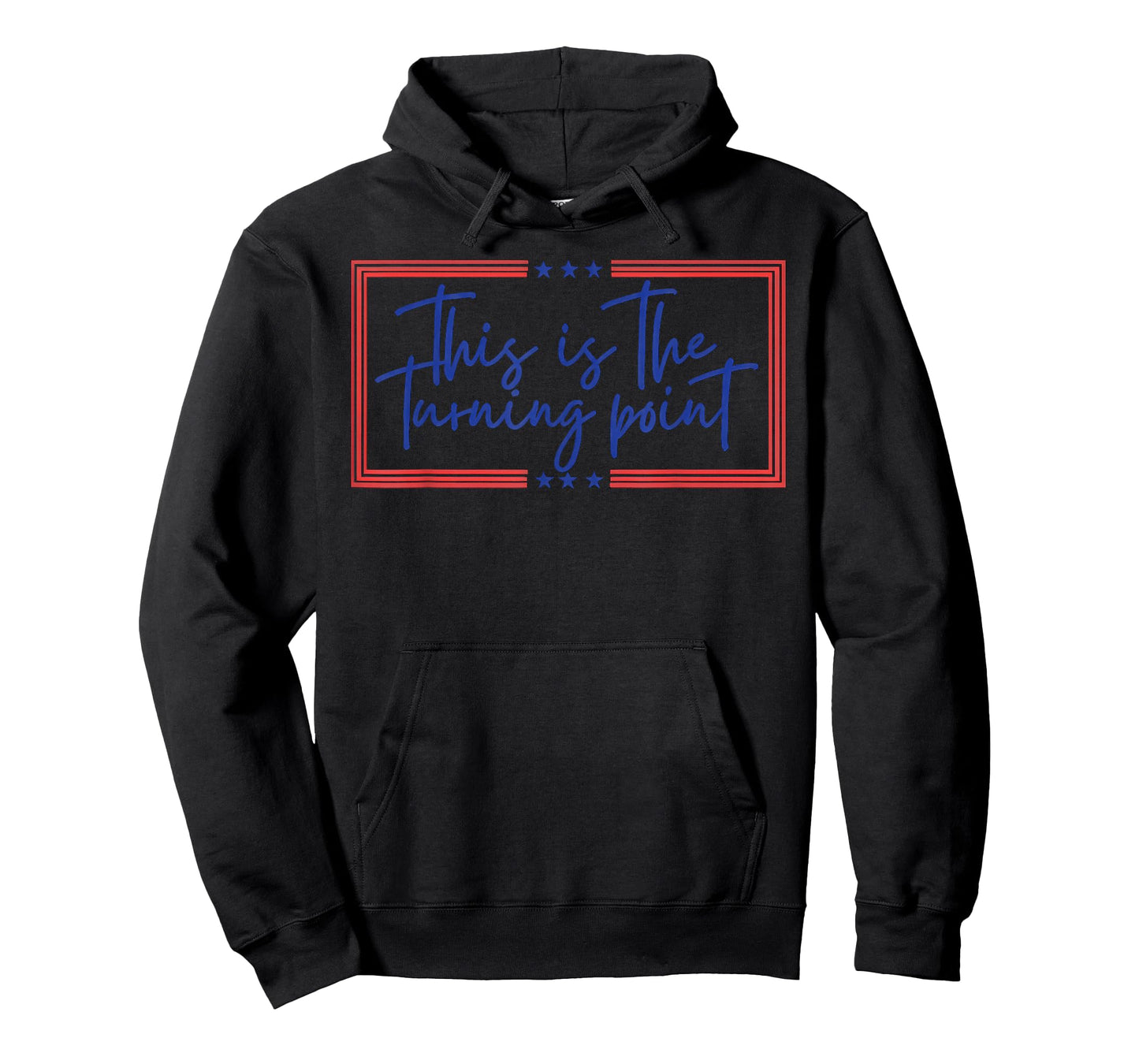 White This is The Turning Point American Flag T-Shirt