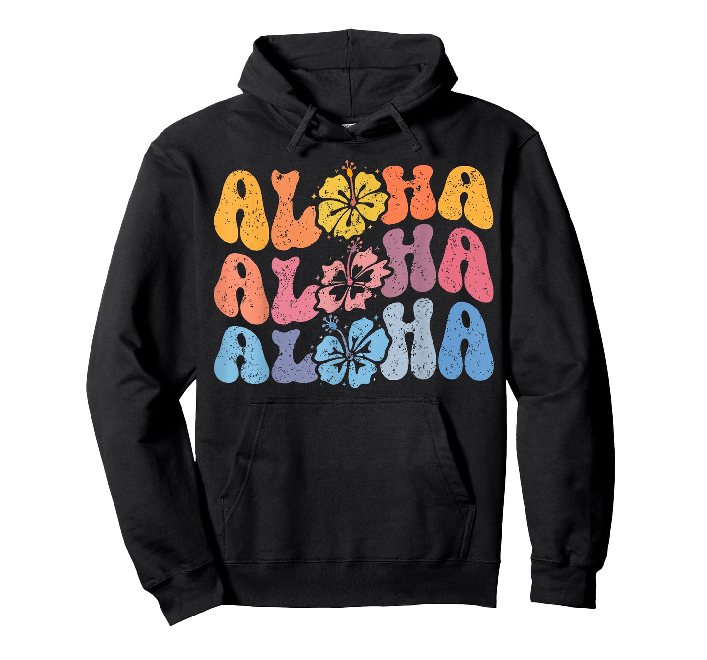 Aloha Hawaiian Summer Vacation Shaka Hibiscus Kids Girls T-Shirt