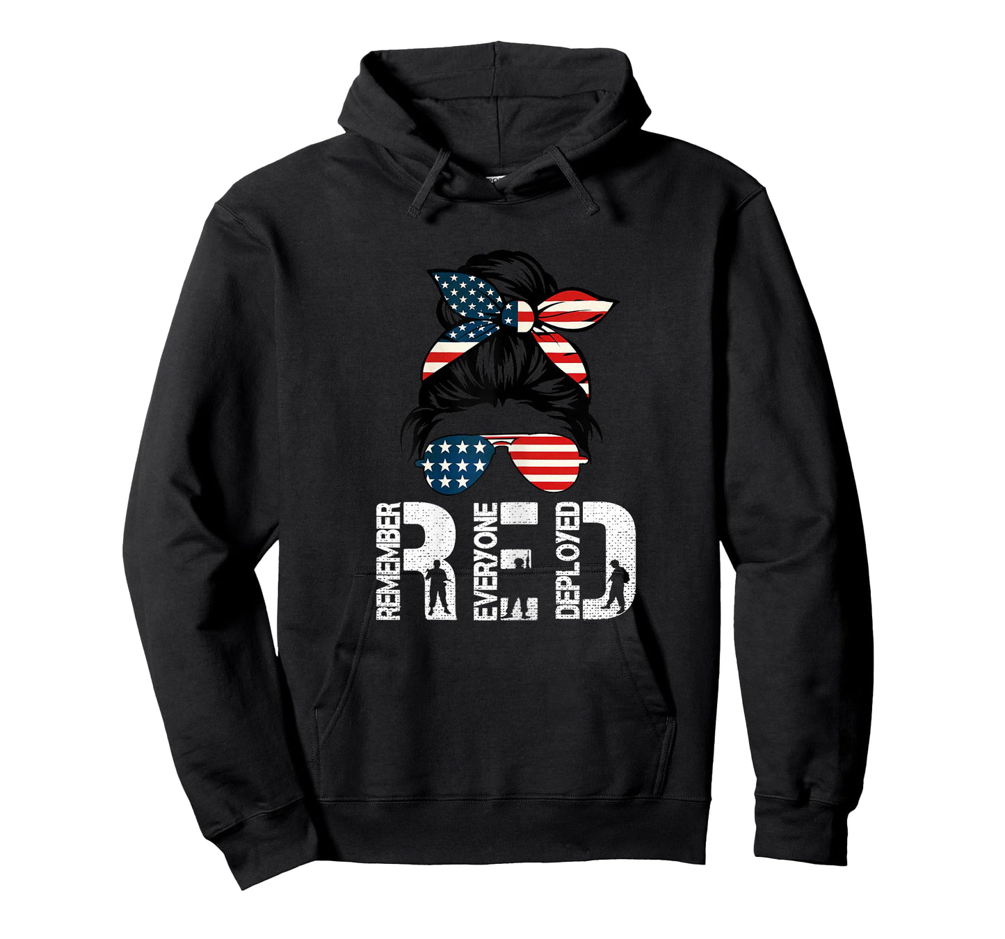 (2 Sided Print) Red Friday Military Support Troops T-Shirt