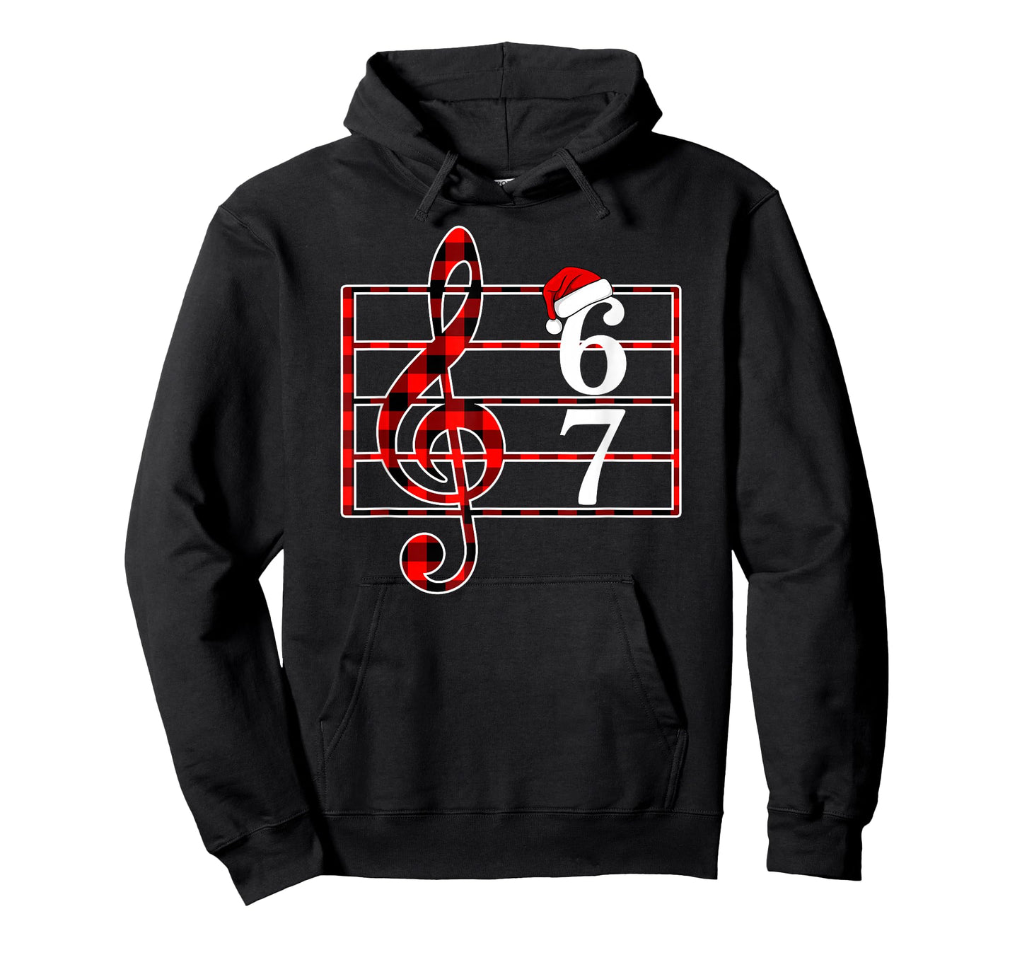 67 Music Meme Slang Musician Santa Music Teacher Christmas T-Shirt