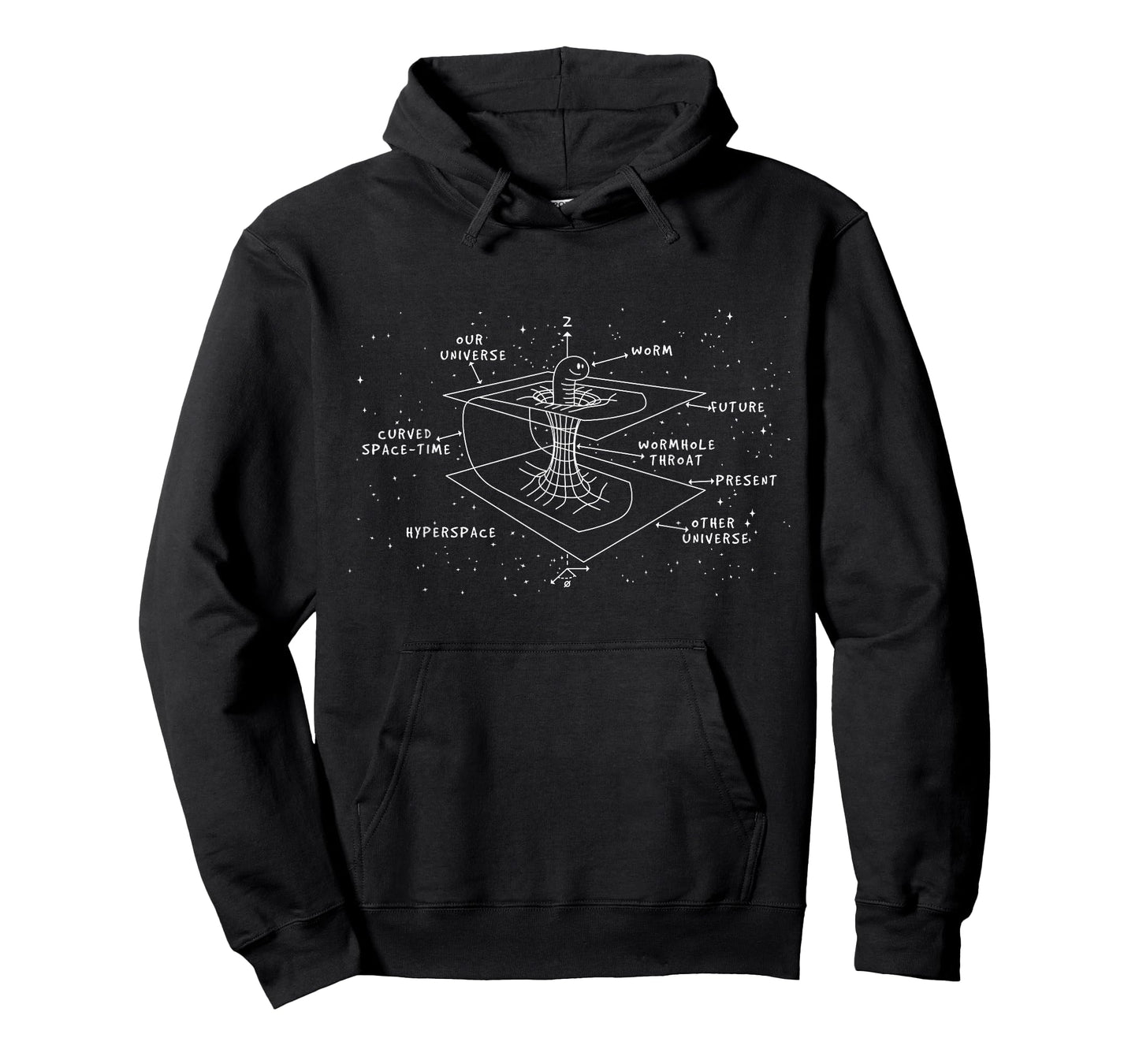 Astrophysics Gift - Time Curve Physics Worm Hole T-Shirt