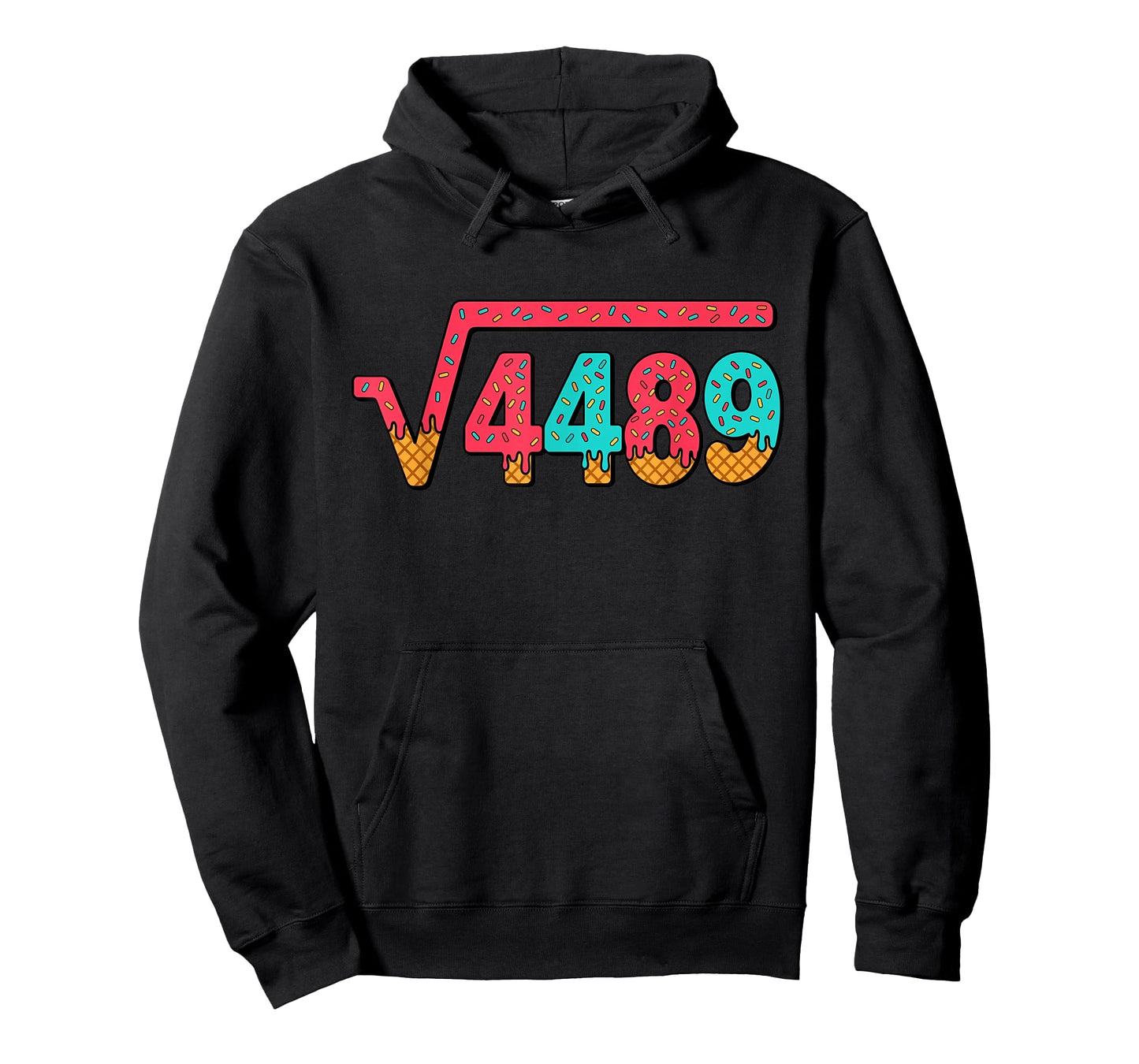 67 Ice Cream Drip Meme Square Root 4489 Slang Math Teacher T-Shirt