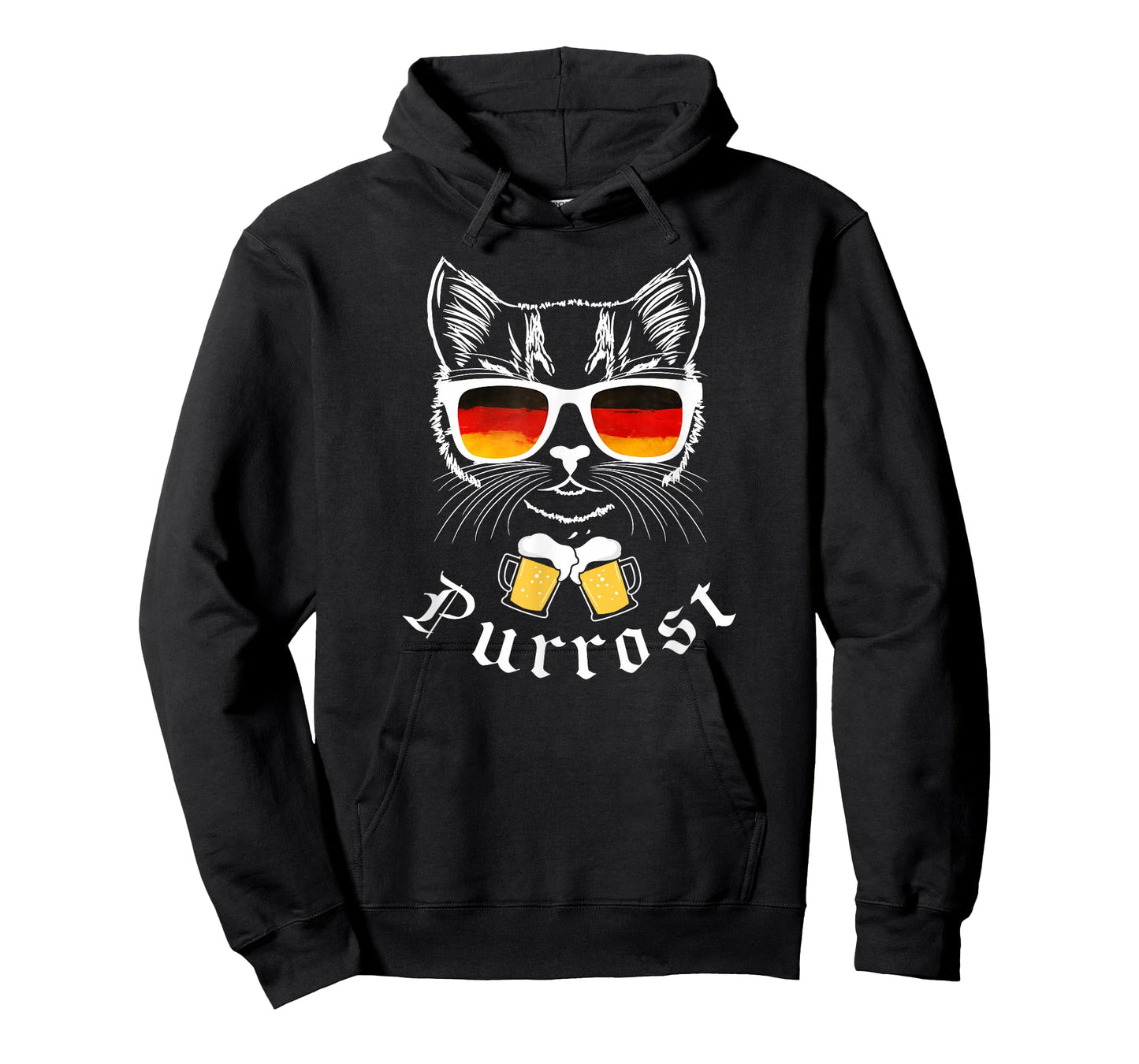 Oktoberfest Funny Prost Pun Purrost Cat T-Shirt