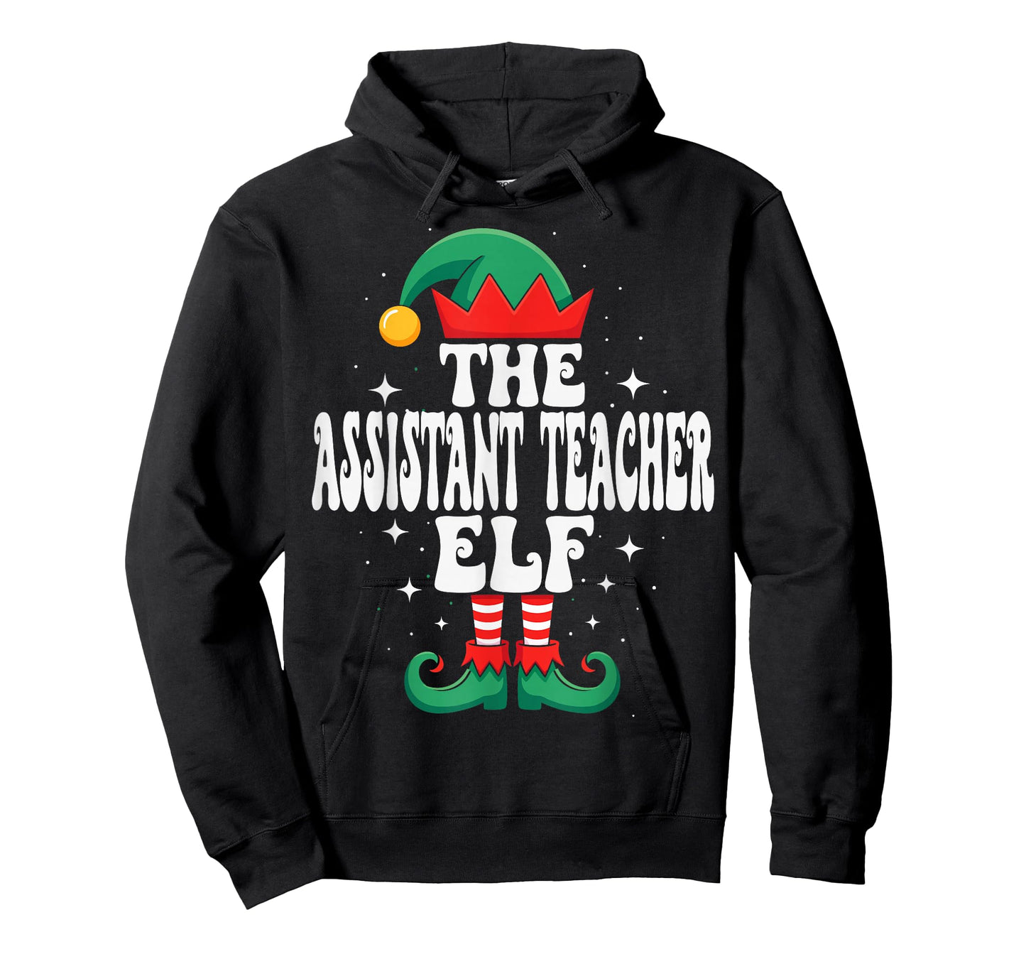 The Assistant Teacher Elf Funny Christmas Matching Family T-Shirt