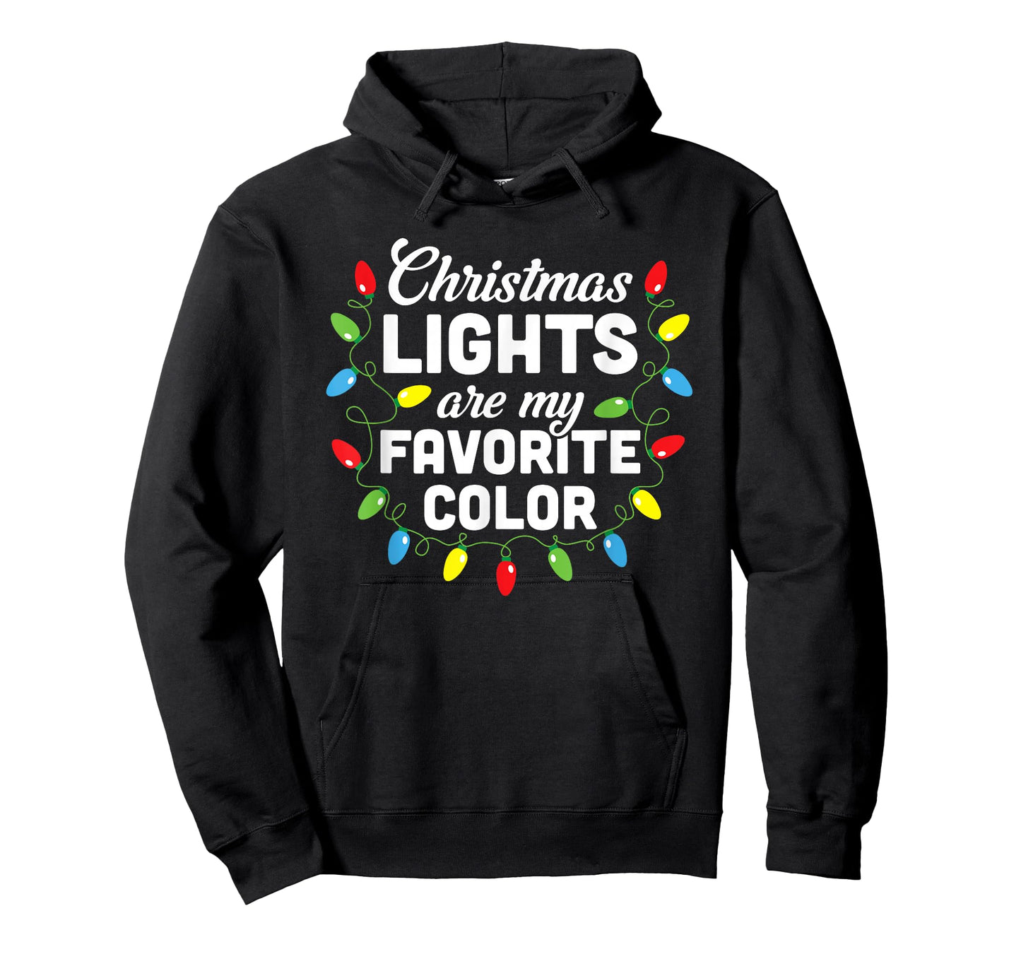 Christmas Lights Are My Favorite Color Christmas Tree T-Shirt