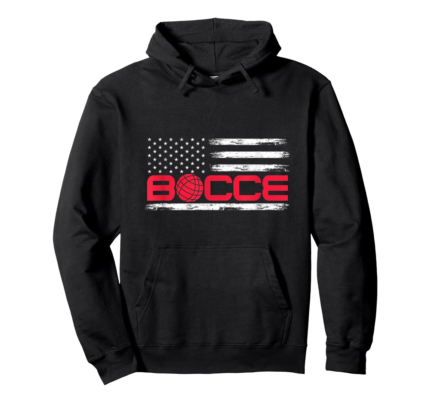 Bocce Ball American USA Flag Bocci Player 4th July Women Girls Kids Men T-Shirt