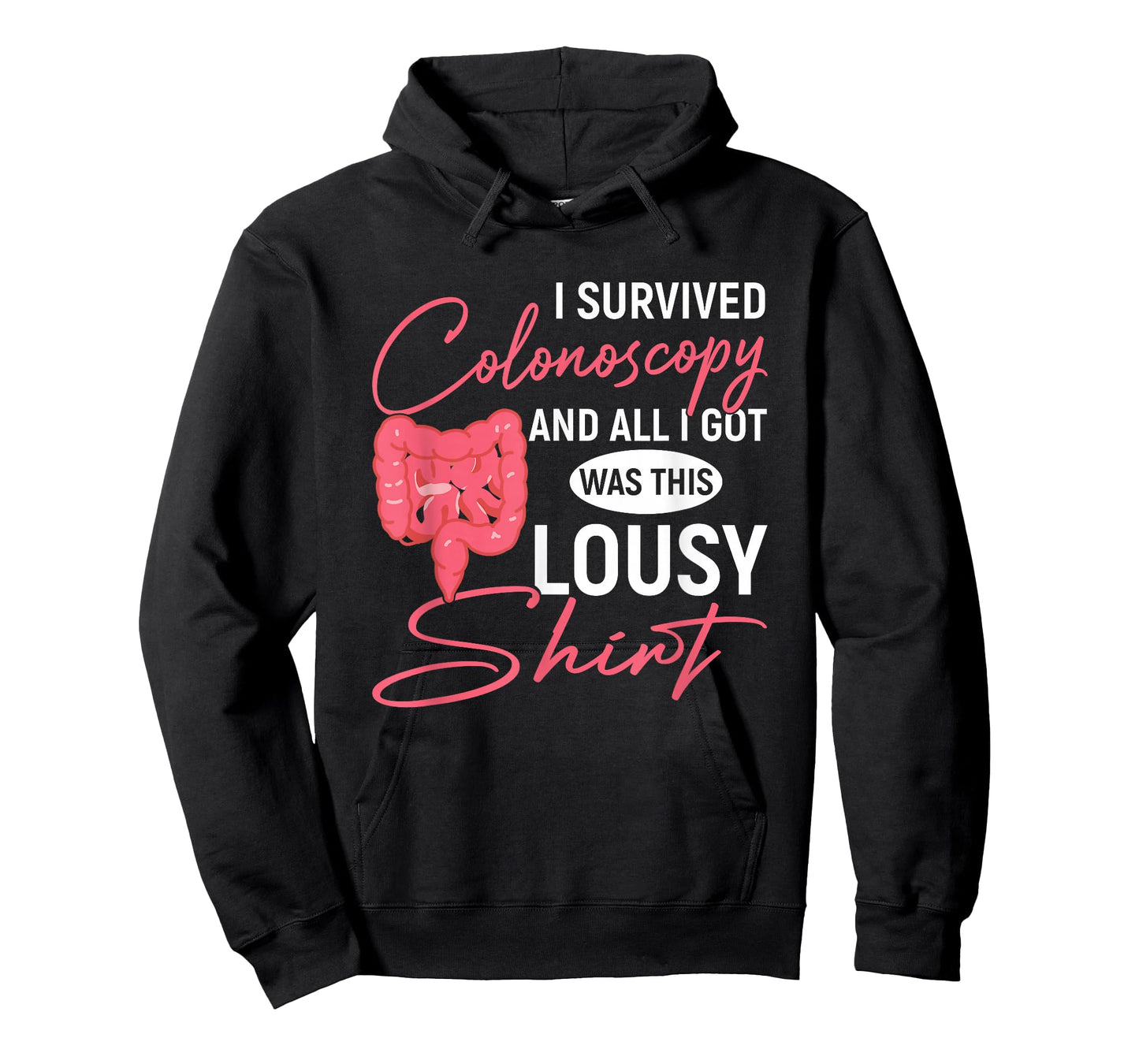 Colonoscopy Endoscopy T-Shirt, Small, Black