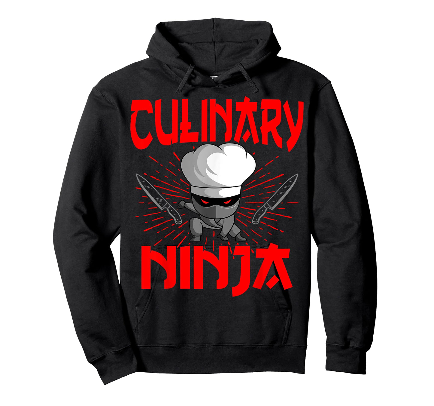 Chef Ninja Cook Kitchen Knife Hat Culinary Sous-Chef Cuisine T-Shirt