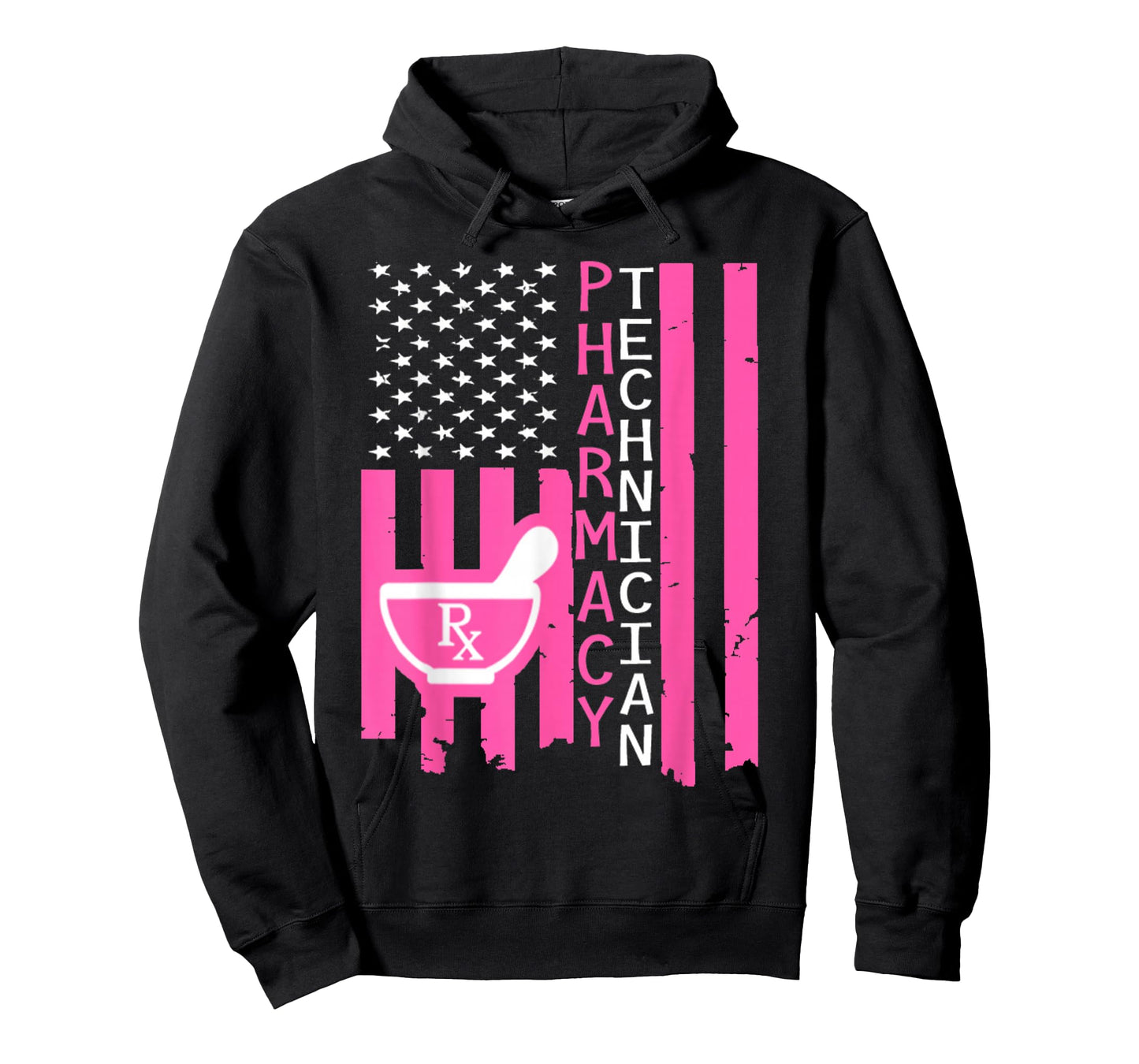 Pharmacy Technician American Flag Tshirt T-Shirt