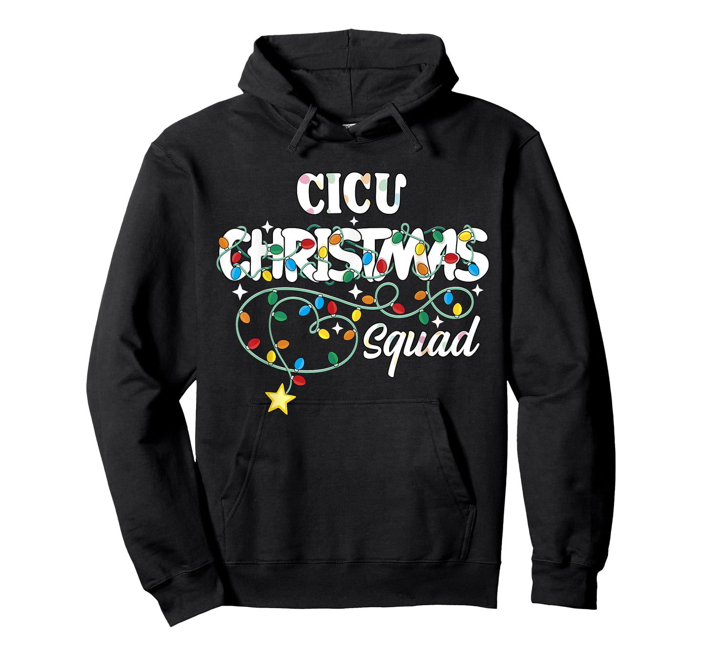 CICU Christmas Squad CNA NP Cardiac ICU Nurse Techs T-Shirt