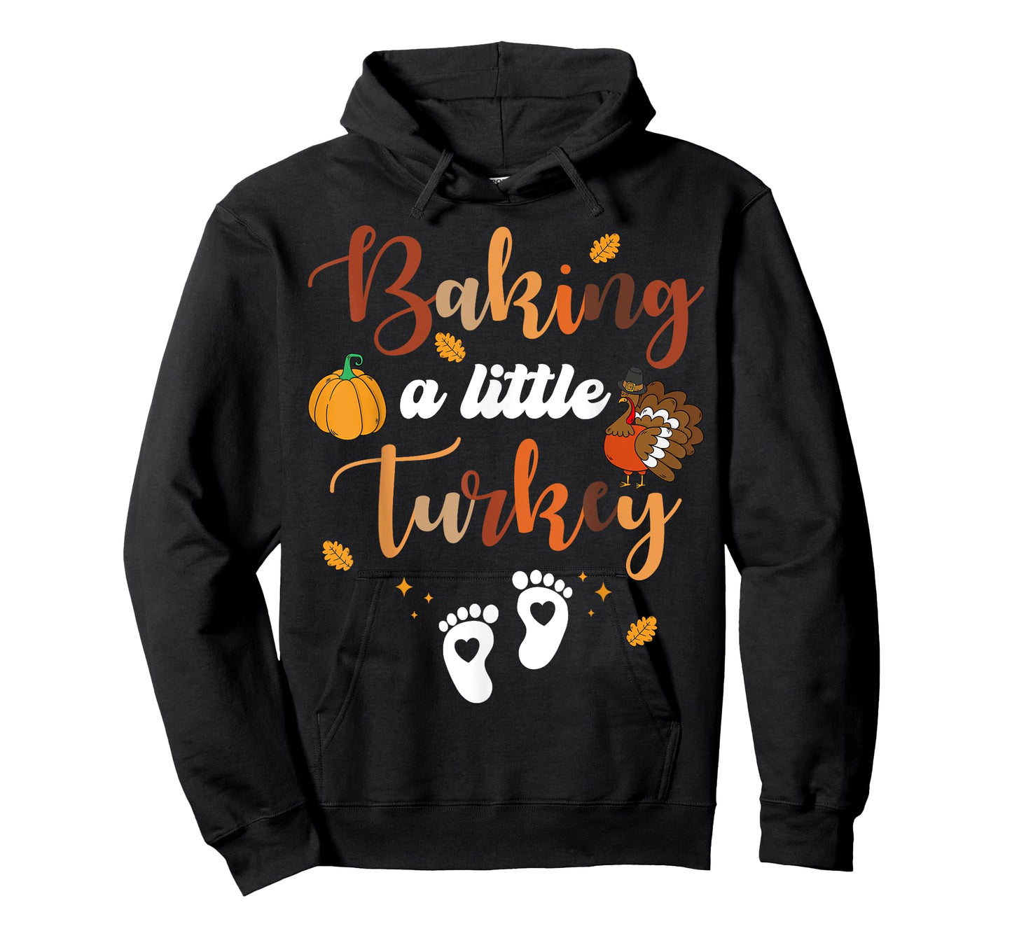 Baking A Little Turkey Thanksgiving Pregnancy Announcement T-Shirt