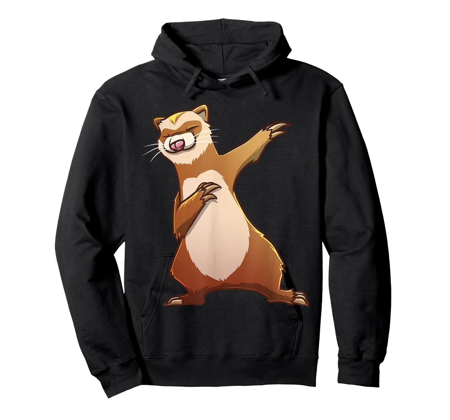 Funny Ferret Gift For Kids Men Women Dabbing Dance Hip-hop T-Shirt