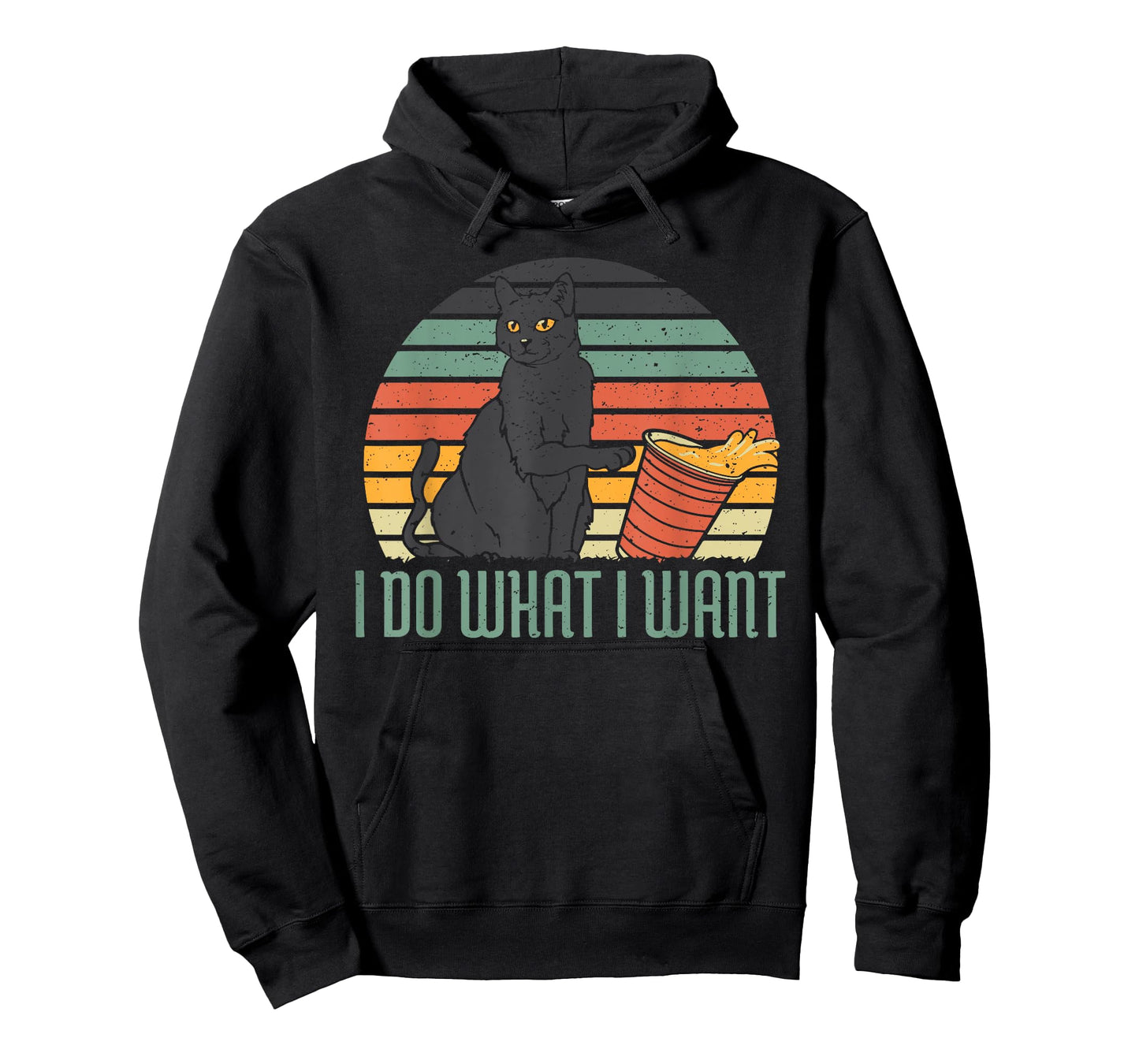 I Do What I Want Funny Cat Gift T-Shirt