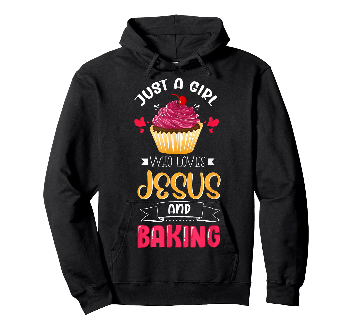 Baker Just A Girl Who Loves Jesus and Baking Lover Christian T-Shirt