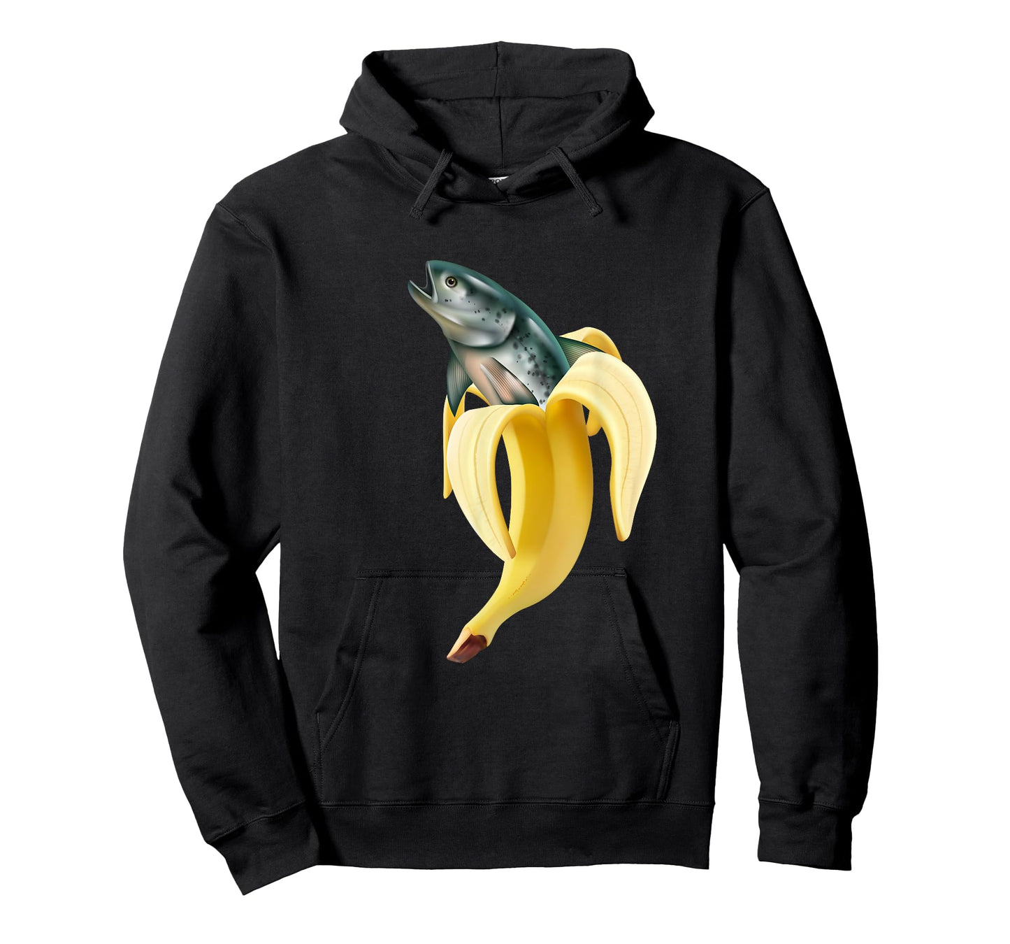 Fish In Banana Funny Fishing Fisherman Angler Fishing T-Shirt