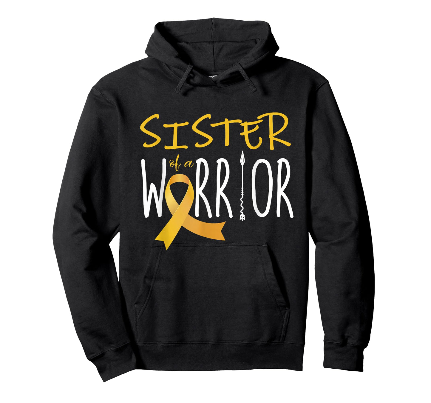 Childhood cancer awareness Sister of a warrior T-Shirt