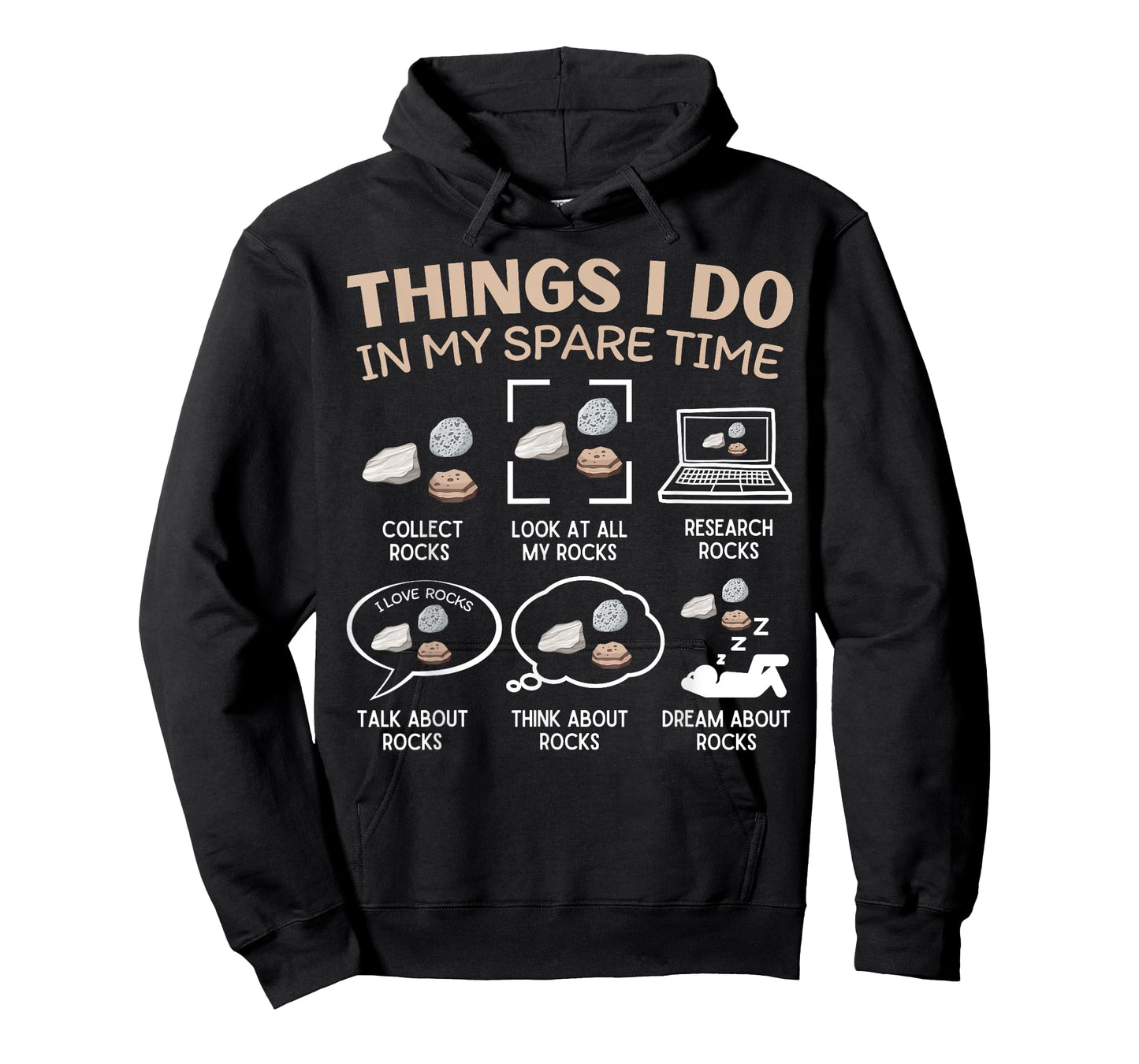Things I Do in My Spare Time Rock Collecting Geology Lover T-Shirt
