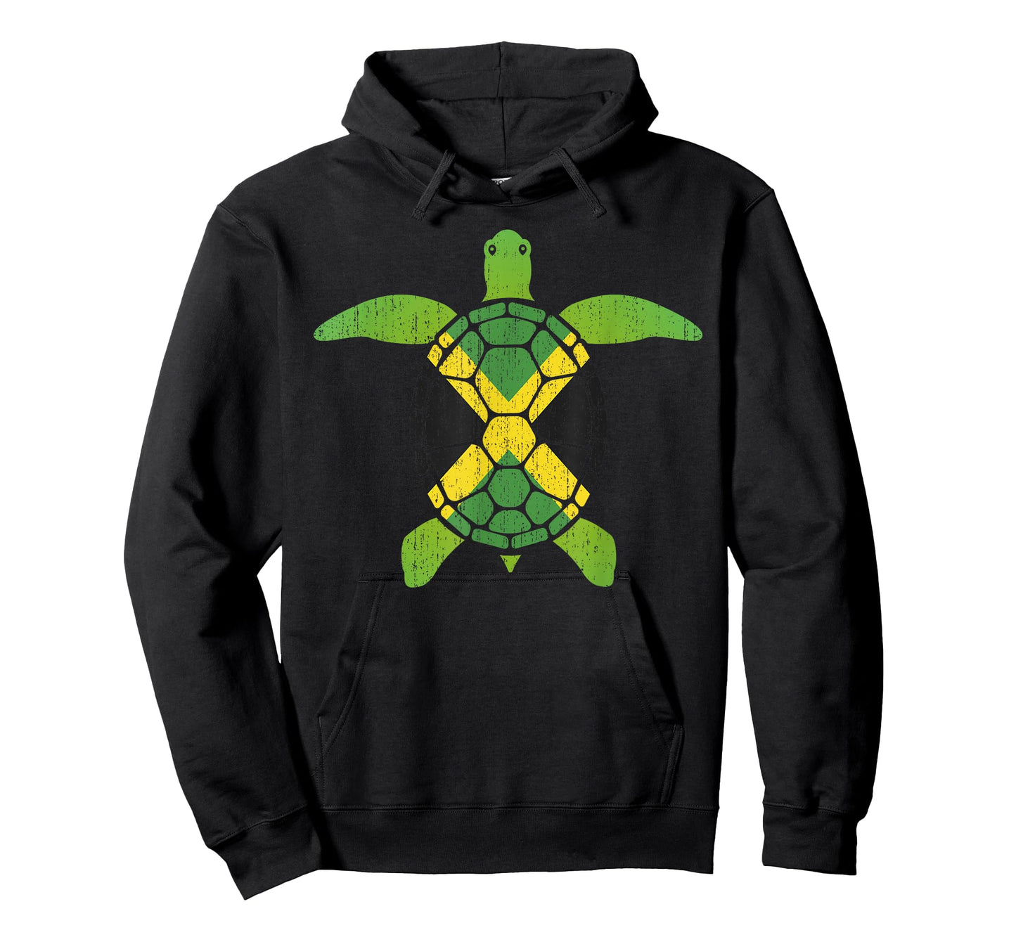 Jamaica Flag Sea Turtle t-shirt | Jamaican Sea Life tee