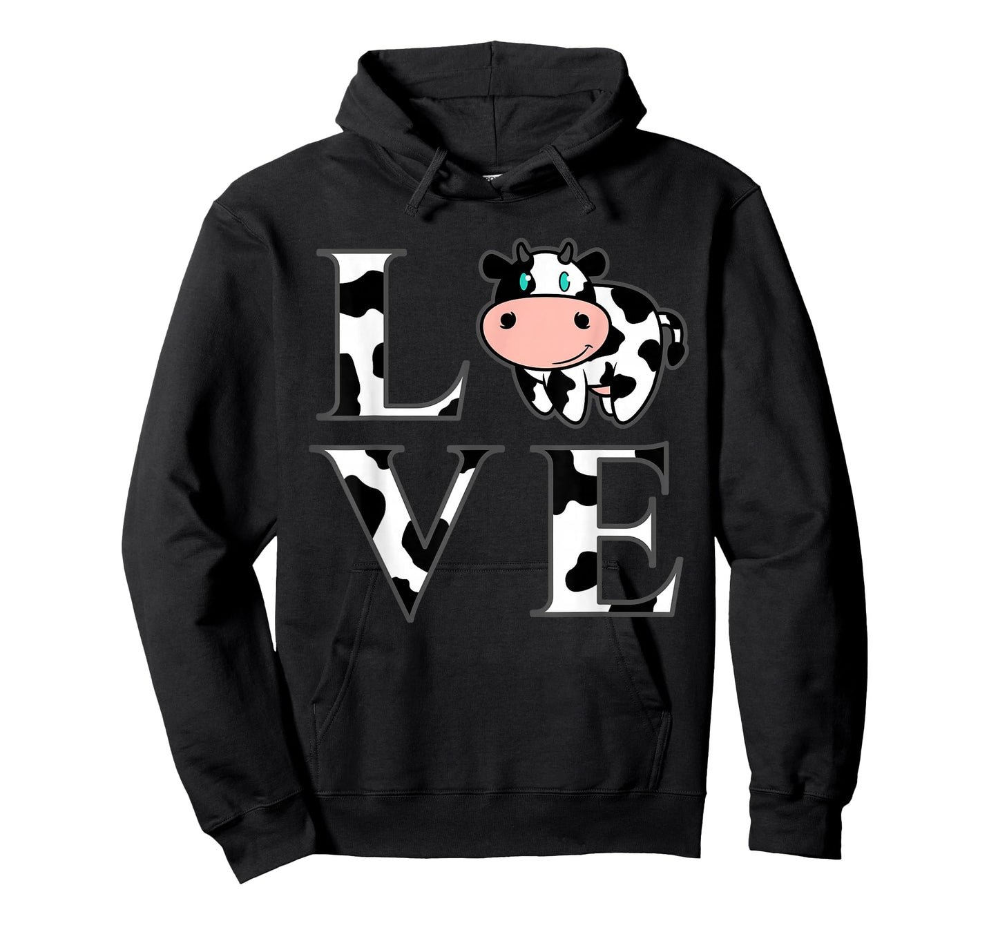 Cute Cow Print I Love Cows Funny Farming Gift Men Women Kids T-Shirt
