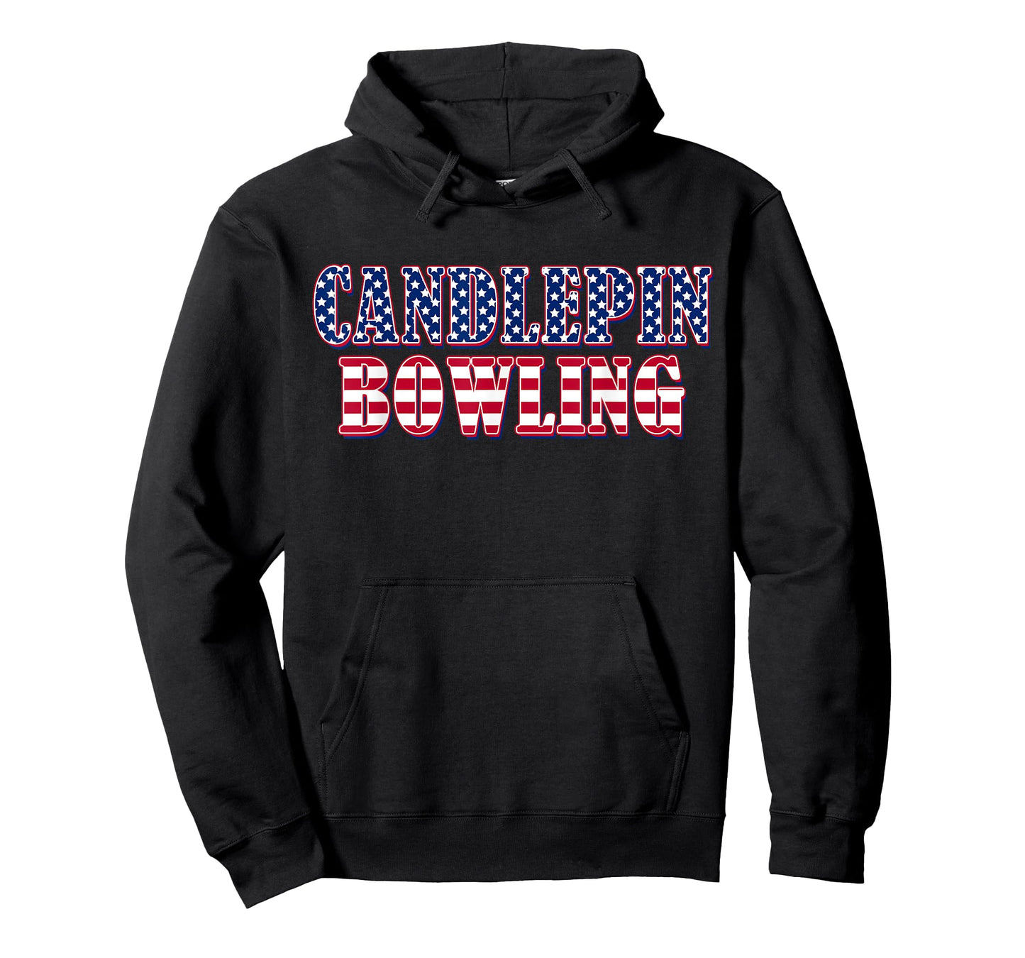 Candlepin Bowling American Flag - Candlepin Bowling T-Shirt