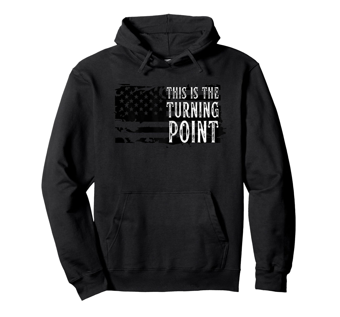 Women Vintage This is The Turning Point Tee USA Flag for T-Shirt