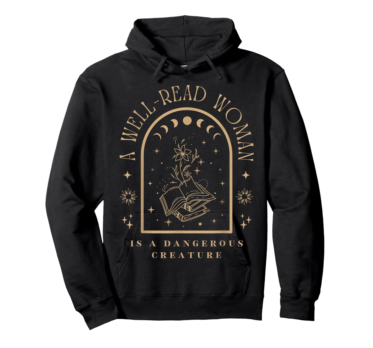 A Well Read Women is A Dangerous Creature Bookish Librarian T-Shirt