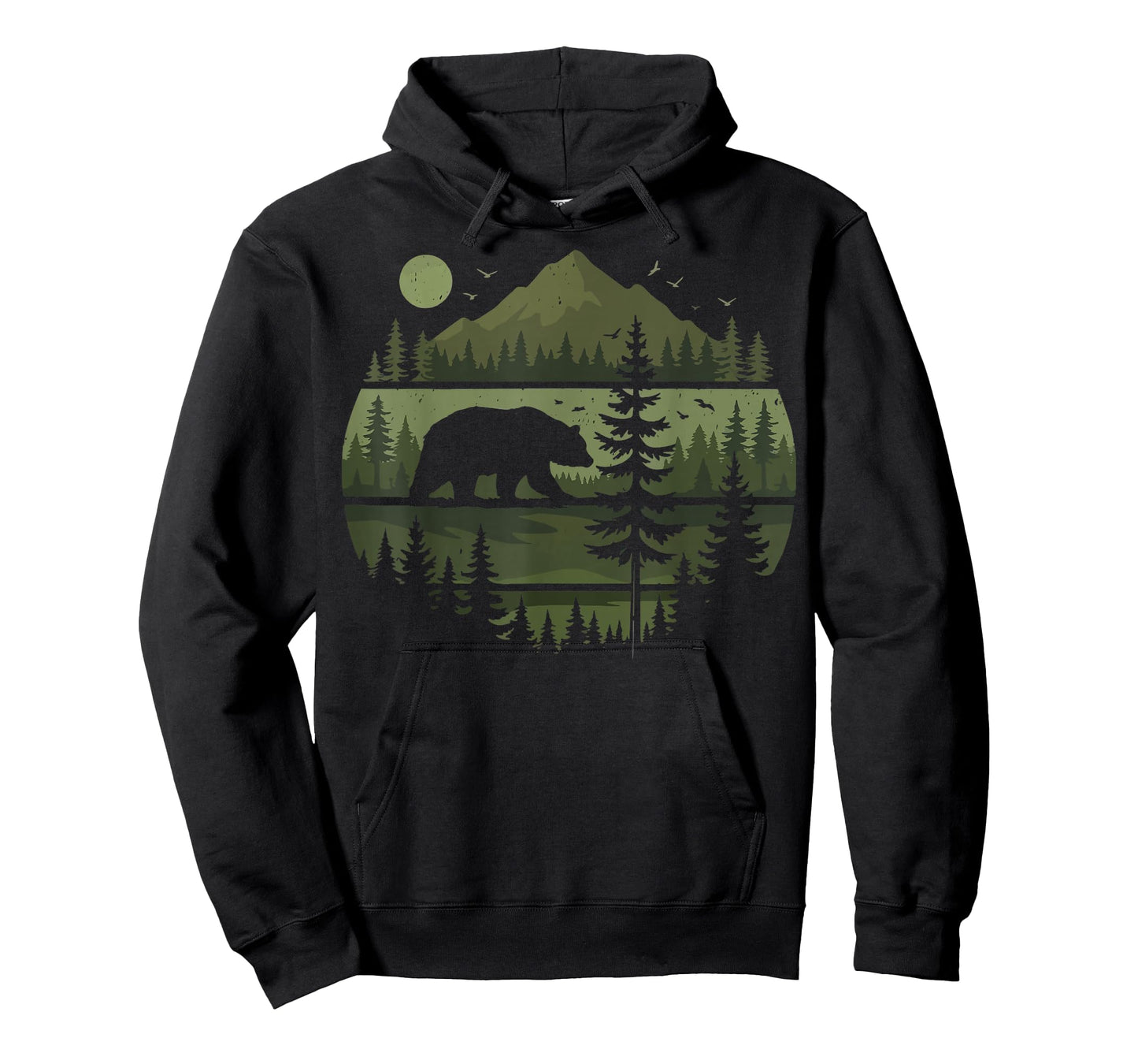 Forest Retro Nature Wildlife Outdoor T-Shirt