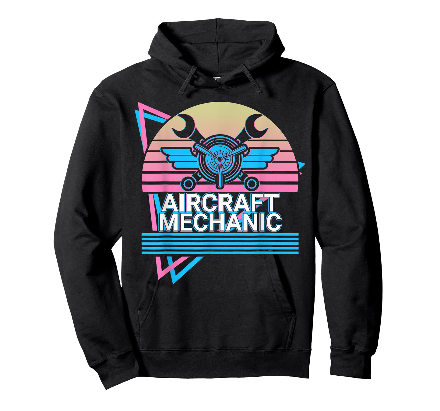 Aircraft Mechanic Aviation Retro T-Shirt