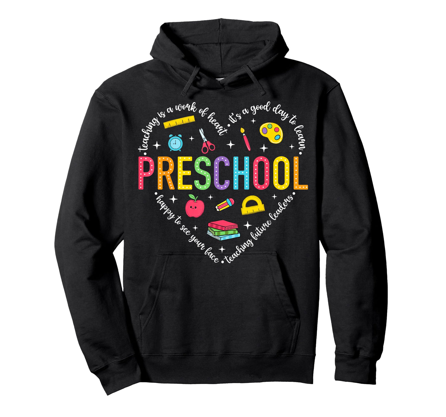 Preschool Teacher Pre-K Heart First Day Of Preschool Kids T-Shirt