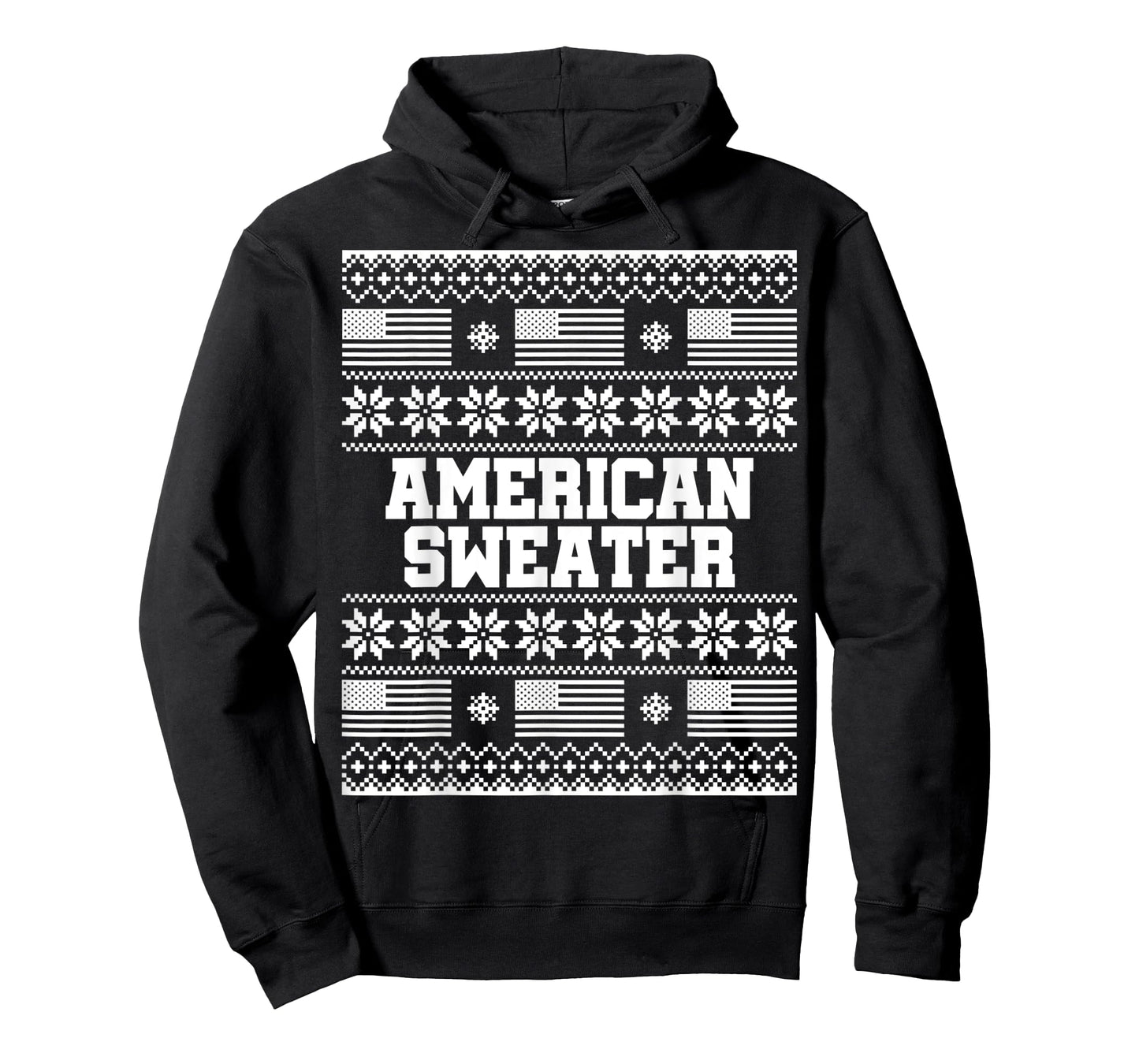 USA Flag American Sweater Men Women Christmas Ugly Sweater T-Shirt