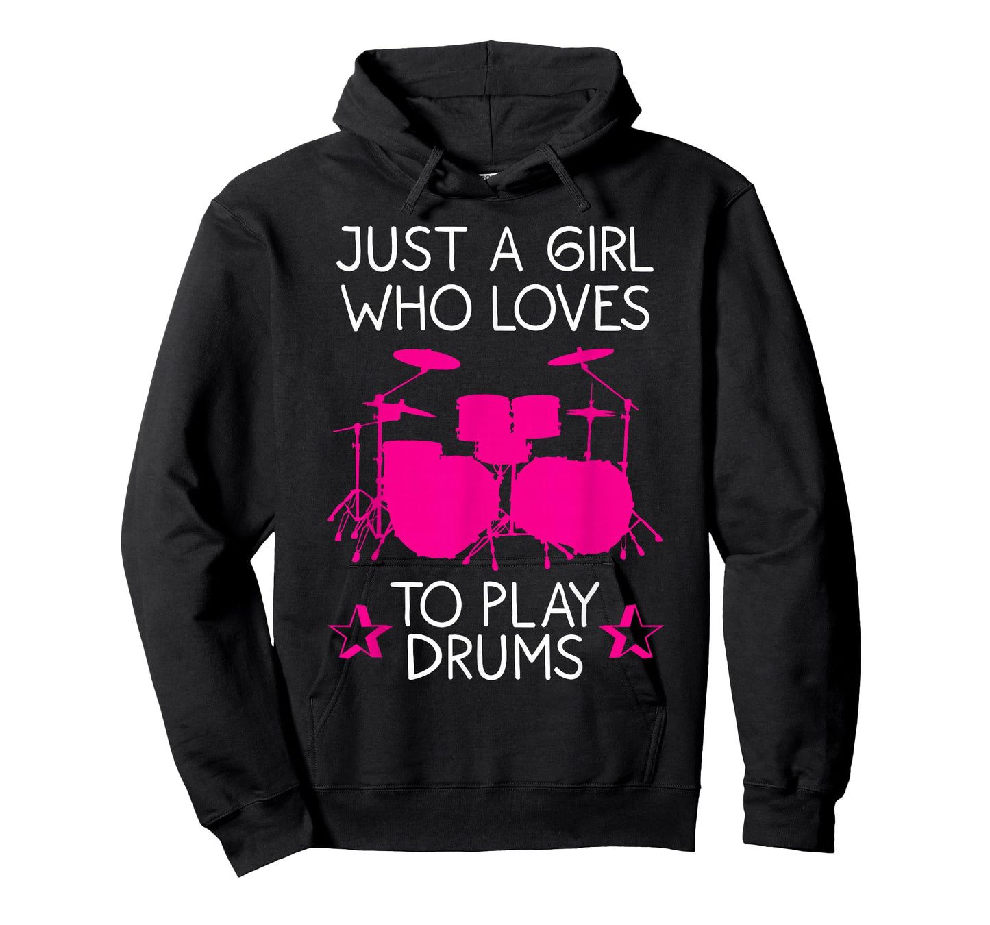 Funny Drummer Art for Girls Women Drumming Drum Set Drummer T-Shirt