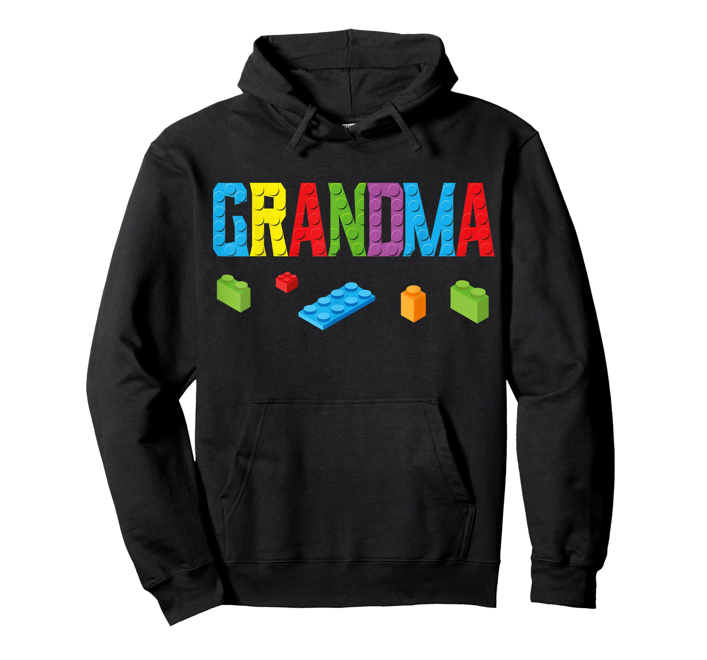 Grandma Master Builder Building Bricks Blocks Family Set T-Shirt