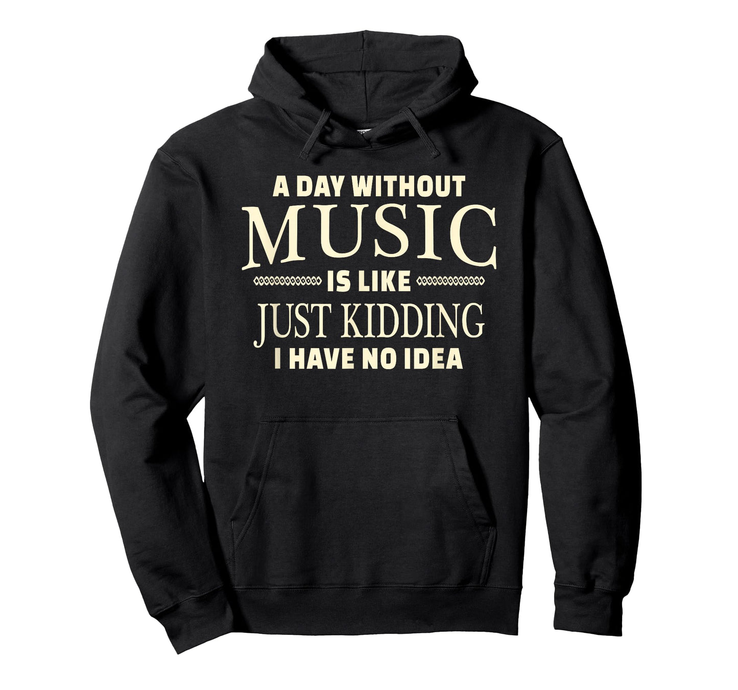 A Day Without Music T-Shirt for Teenage Girls and Boys T-Shirt