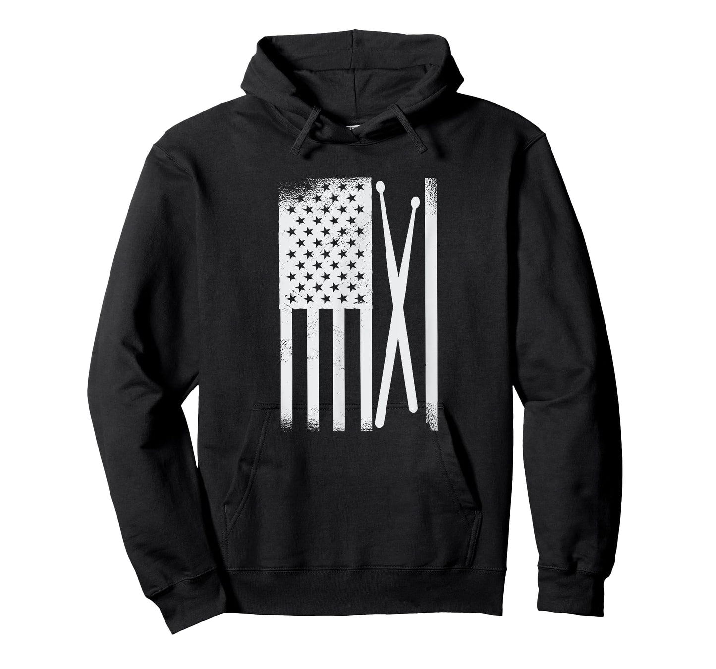 American Flag Drumsticks USA Drummers Vintage Drum Sticks T-Shirt for Women Kids Men
