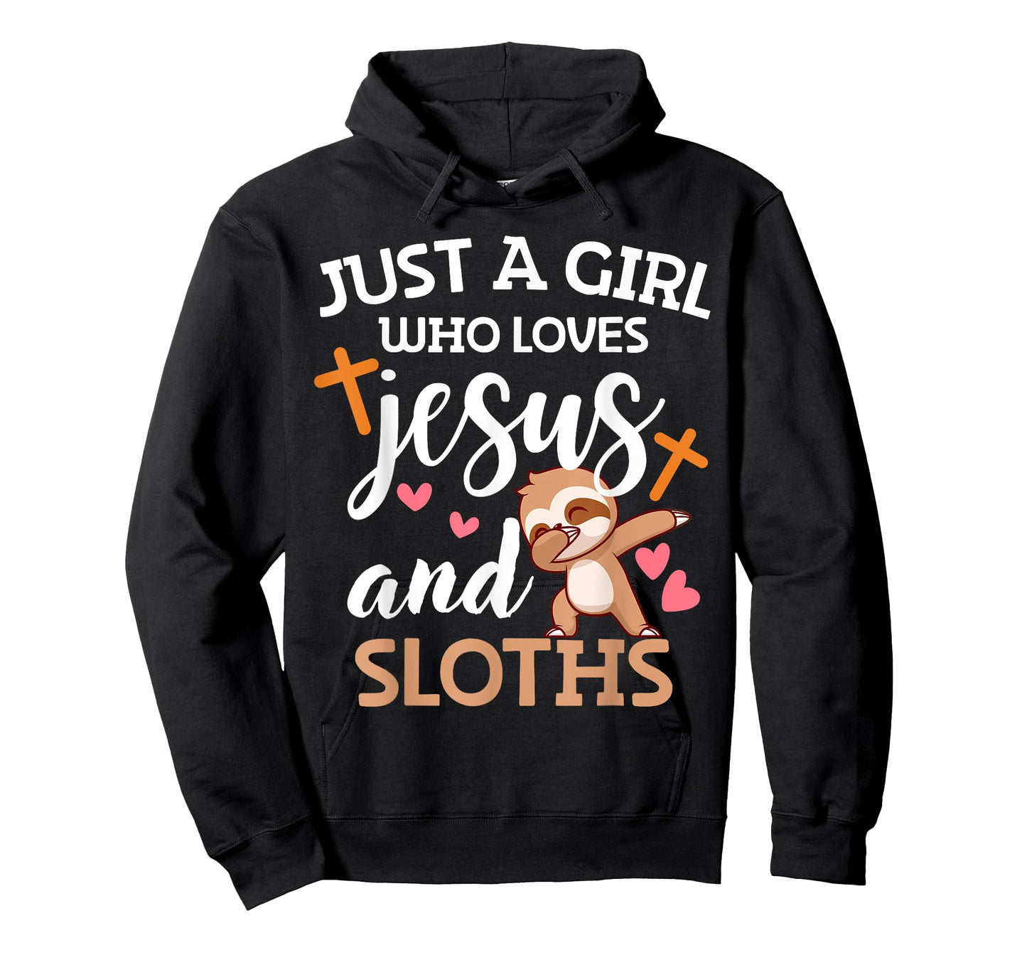 Just A Girl Who Loves Jesus and Sloths Women Animal Lover T-Shirt