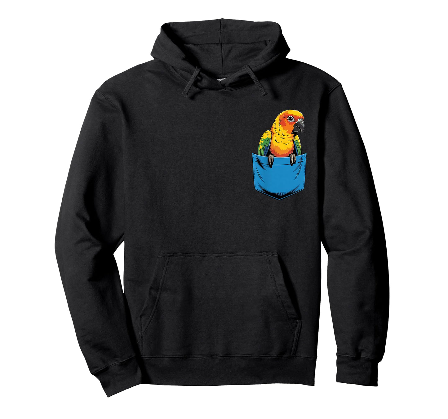 Cute Pocket Sun Conure Parrot Lovers T-Shirt