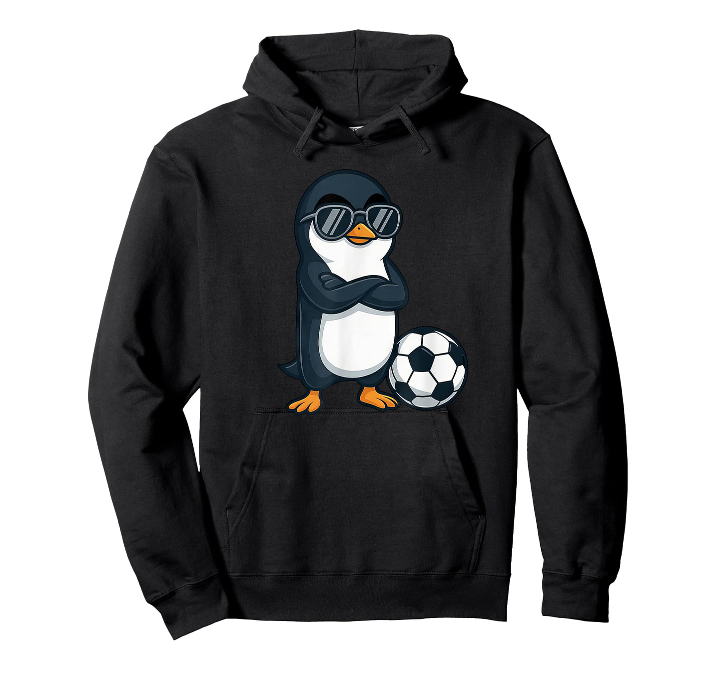Cool Cartoon Penguin Soccer Player T-Shirt