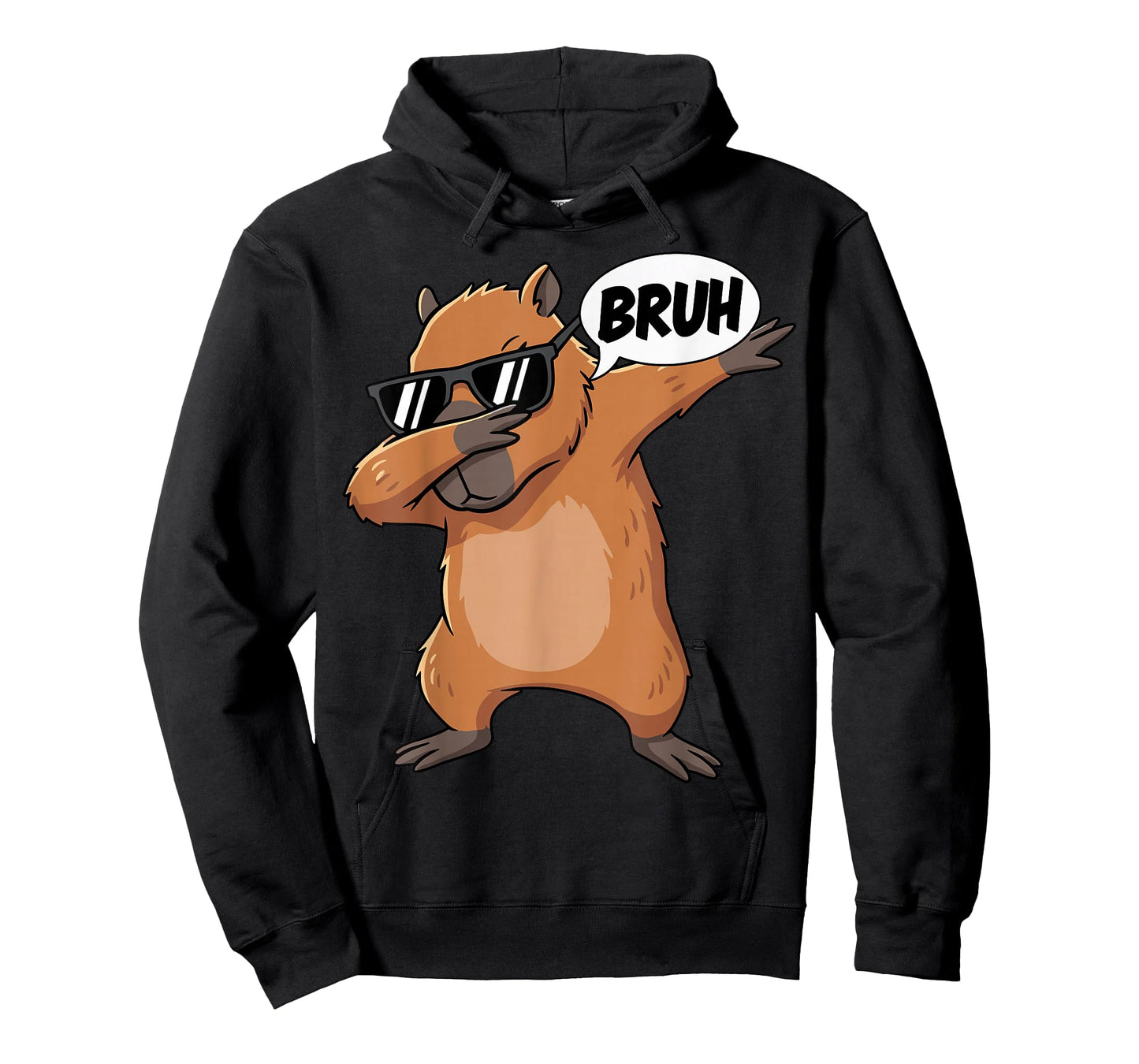 Dabbing Capybara Bruh T-Shirt
