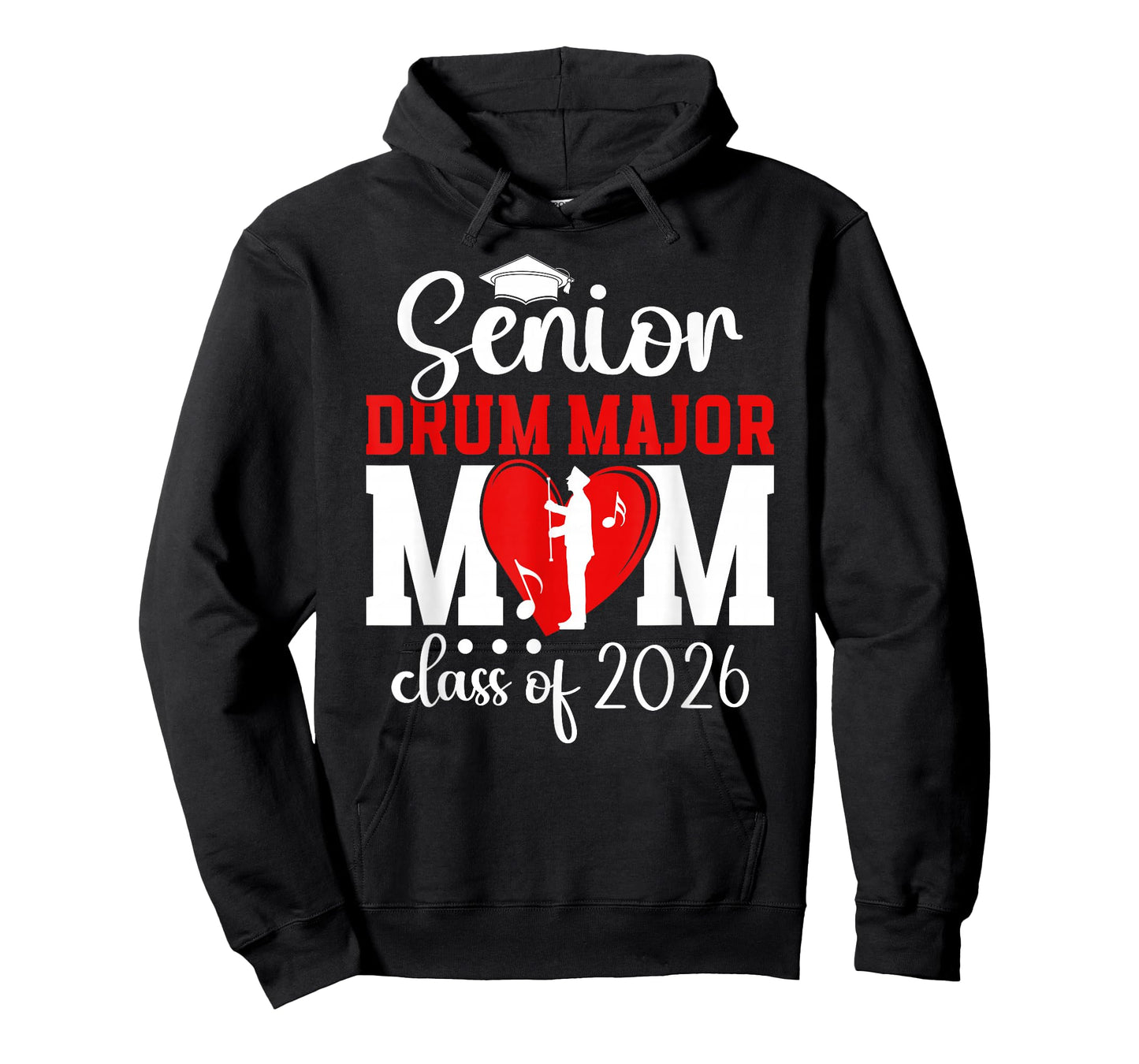 Senior Drum Major Mom 2026 Senior Marching Band Mom 2026 T-Shirt