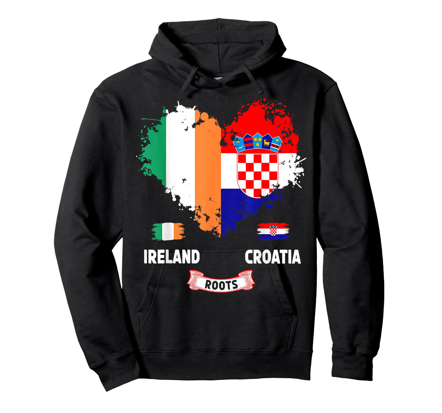 Irish Croatian Flag Idea for Women & Croatian Ireland Roots T-Shirt