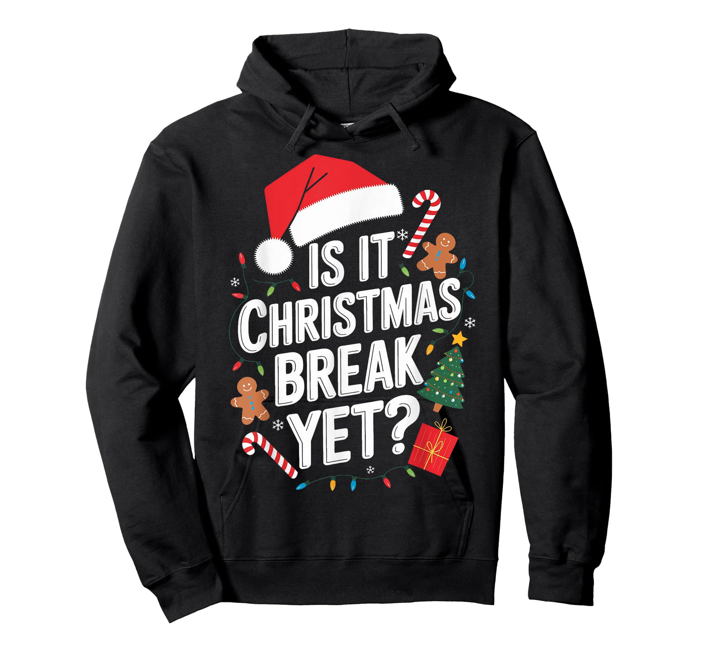 Christmas Teaching Is It Christmas Break Yet Teacher Xmas T-Shirt