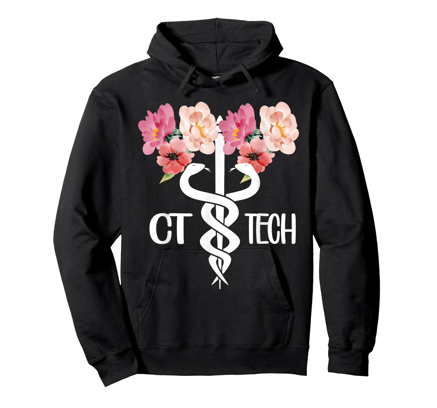 CT Tech Caduceus Computed Tomography Tech T-Shirt