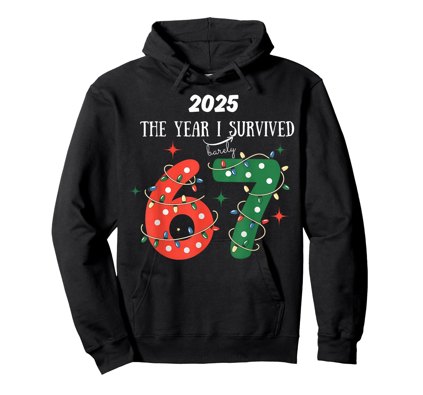 2025 The Year I Survived 67 Funny Meme Six Seven Christmas T-Shirt