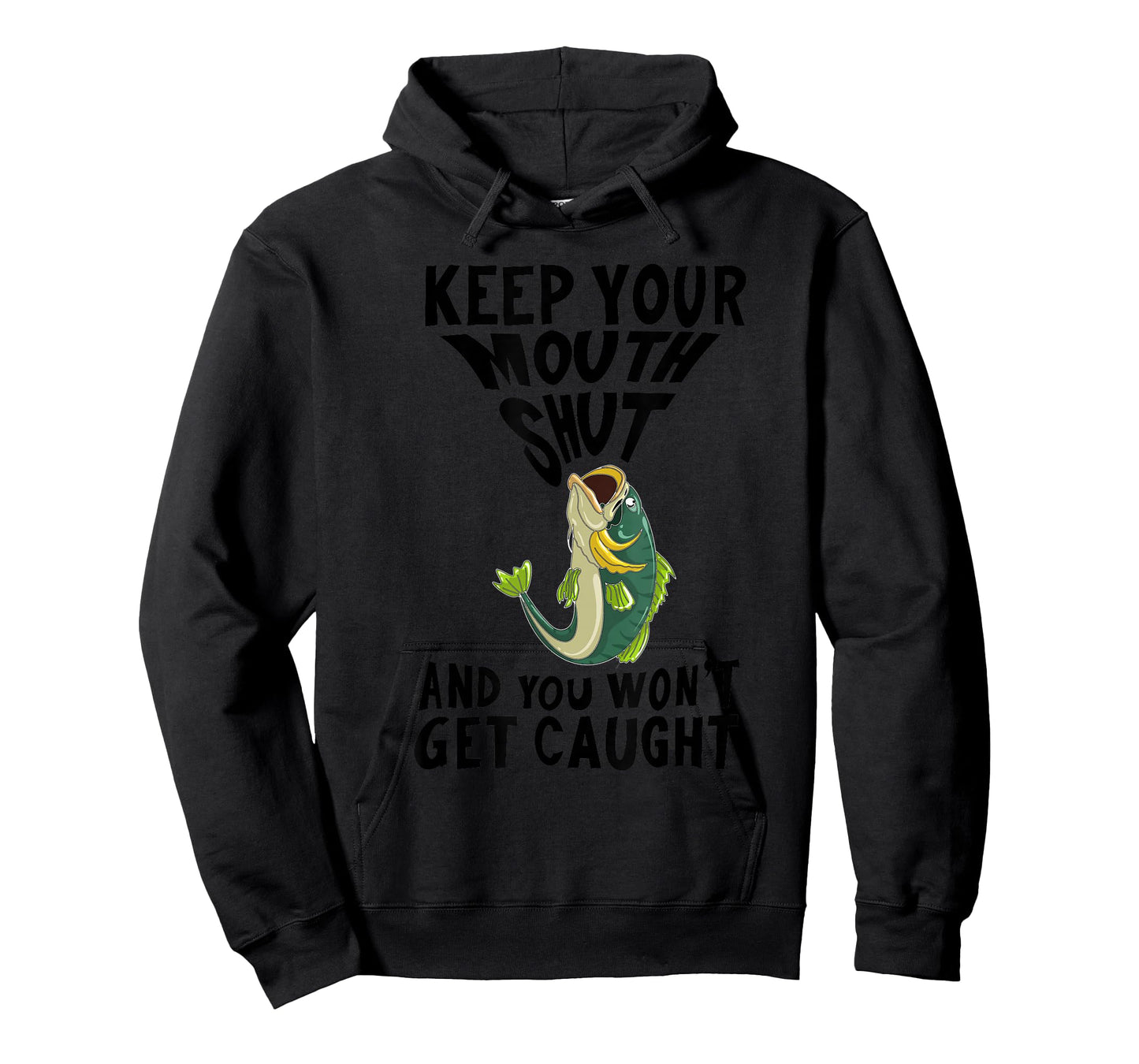 Funny Keep Your Mouth Shut | Cool Boat Fishermen Lover Gift T-Shirt